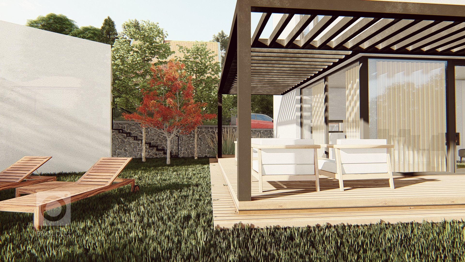 Jedná se o novostavbu rodinného domu v Praze. Dům je umístěn na malém, úzkém pozemku.

Novostavba je řešena jako pasivní. Je navržena v neutrálních odstínech a…