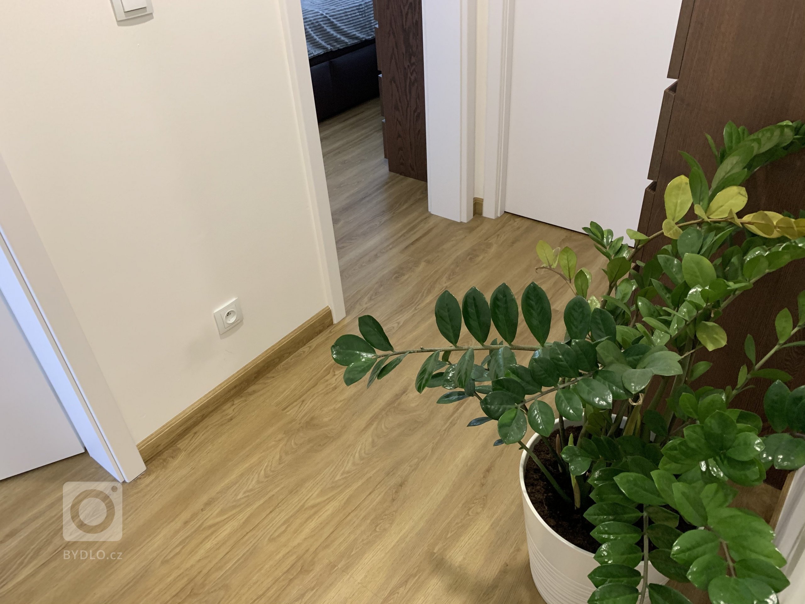 Kvalitní vinylová podlaha umožňuje instalaci celého patra bez přechodových lišt mezi dveřmi