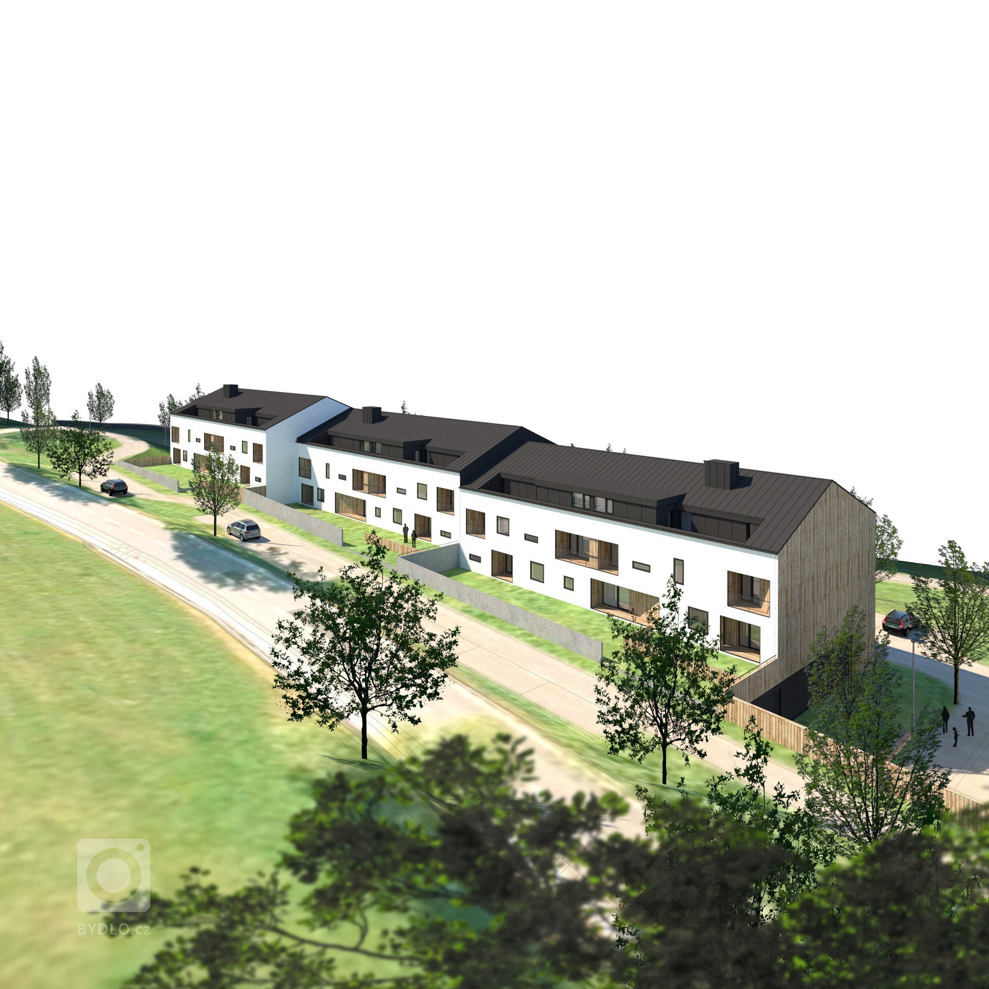 apartmánové domy, Černý Důl
spoluautor Radim Oblouk
studie (2019)
