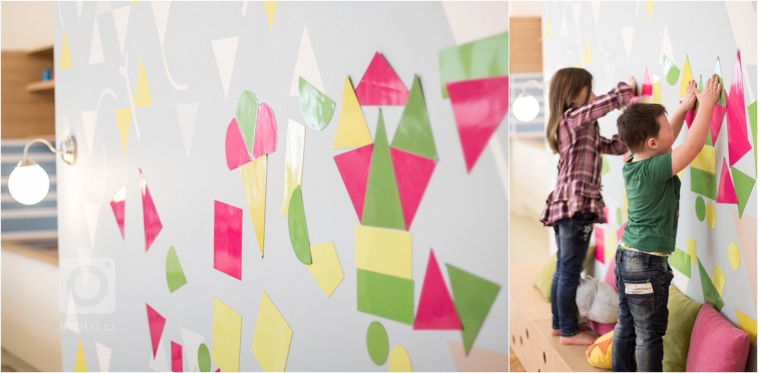 Magnetická stěna pro skládání