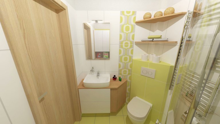 Cíl a potřeby zákazníka
Úkolem bylo navrhnout řešení opravdu malé koupelny panelového bytu. Cíl byl jasný, dle požadavku klienta,
do malého prostoru dostat…