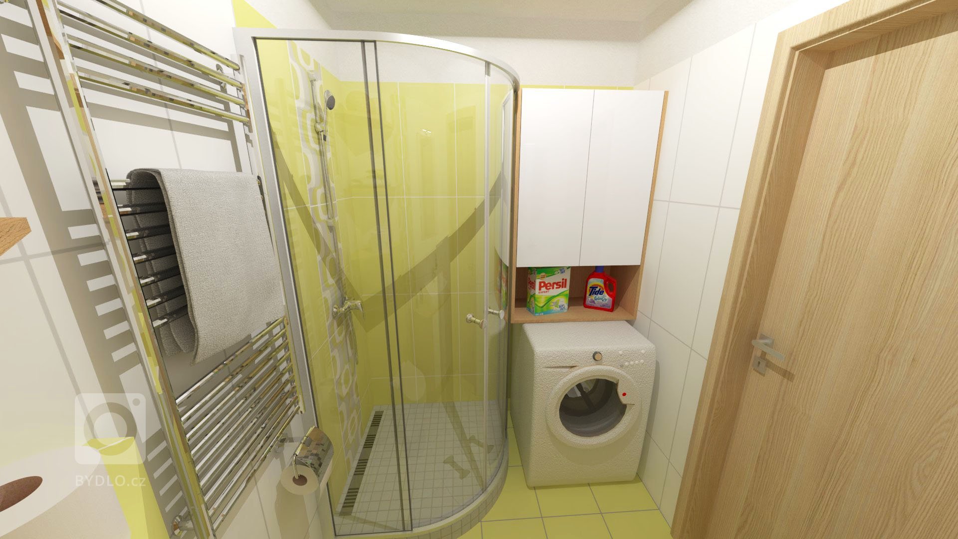 Cíl a potřeby zákazníka
Úkolem bylo navrhnout řešení opravdu malé koupelny panelového bytu. Cíl byl jasný, dle požadavku klienta,
do malého prostoru dostat…