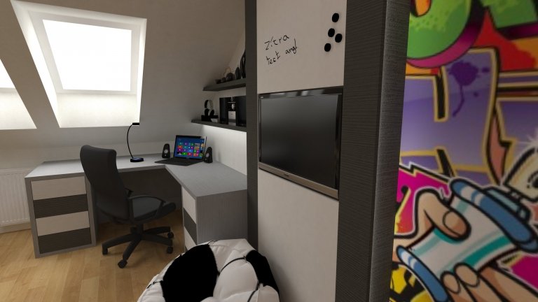 Cíl a potřeby zákazníka
Úkolem bylo navrhnout řešení nového dětského pokoje, kde zůstanou stávající vestavěná skříň a vitrína. Cíl byl jasný, dle požadavku…