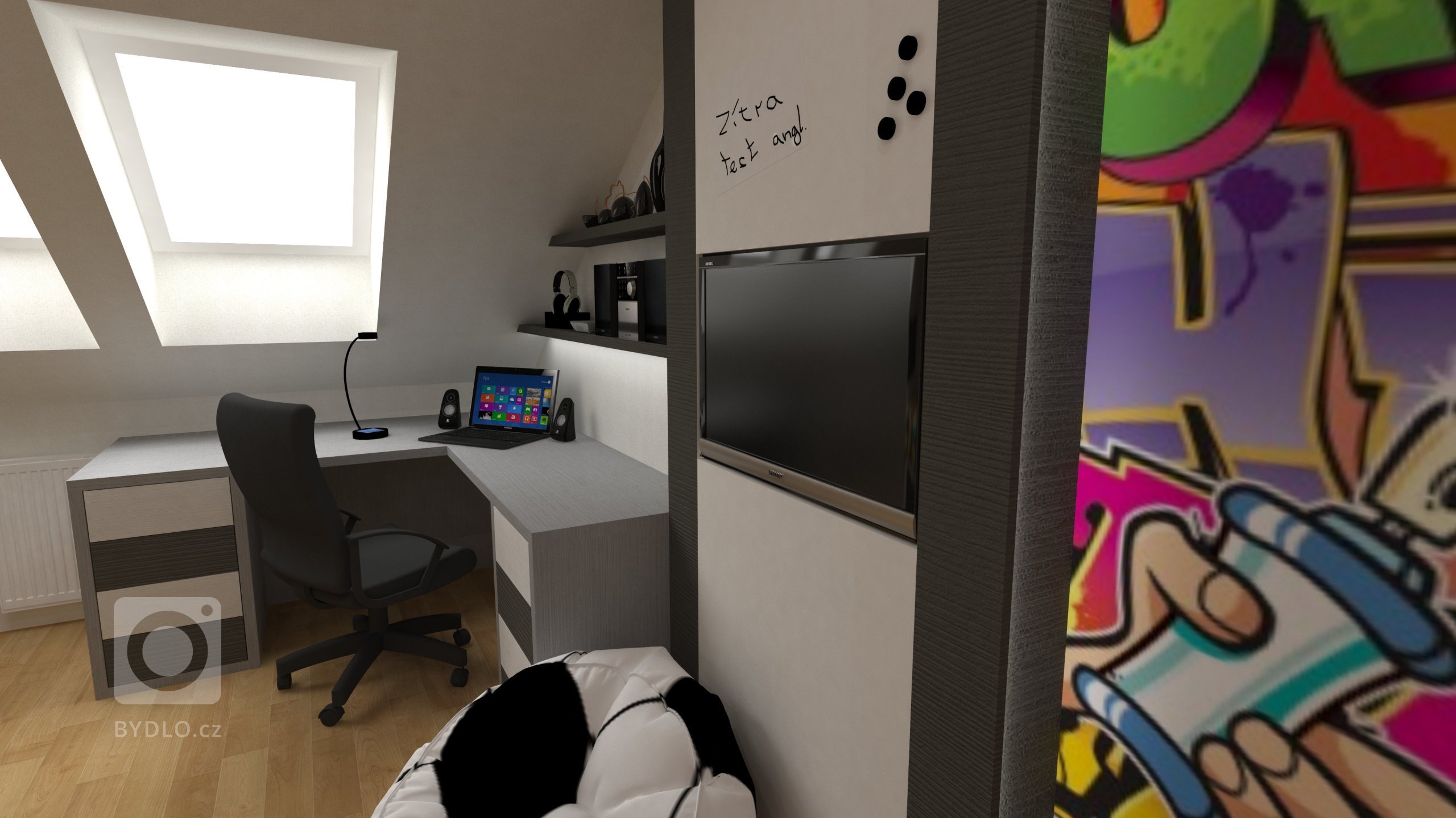 Cíl a potřeby zákazníka
Úkolem bylo navrhnout řešení nového dětského pokoje, kde zůstanou stávající vestavěná skříň a vitrína. Cíl byl jasný, dle požadavku…