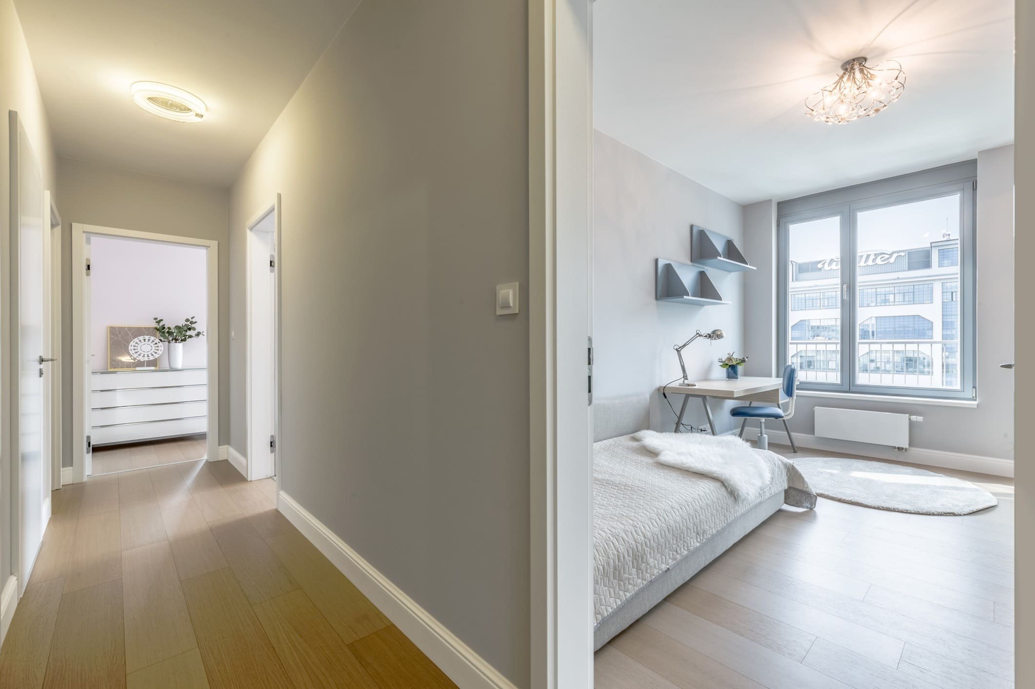 Luxusní, přitom decentní a vkusný - byt v Rezidenci Waltrovka