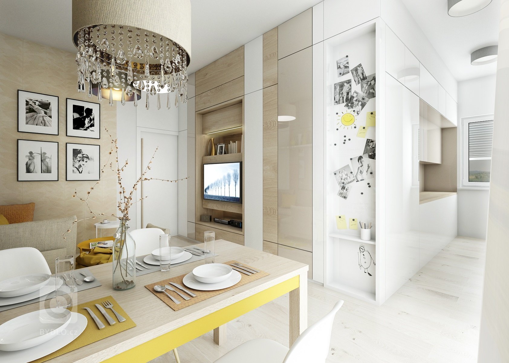 Ne vždy musí být v&nbsp;malé garsonce rozkládací sedací souprava, která slouží i jako lůžko či naopak. Použitím sofistikovaných&nbsp;výklopných systémů&nbsp…