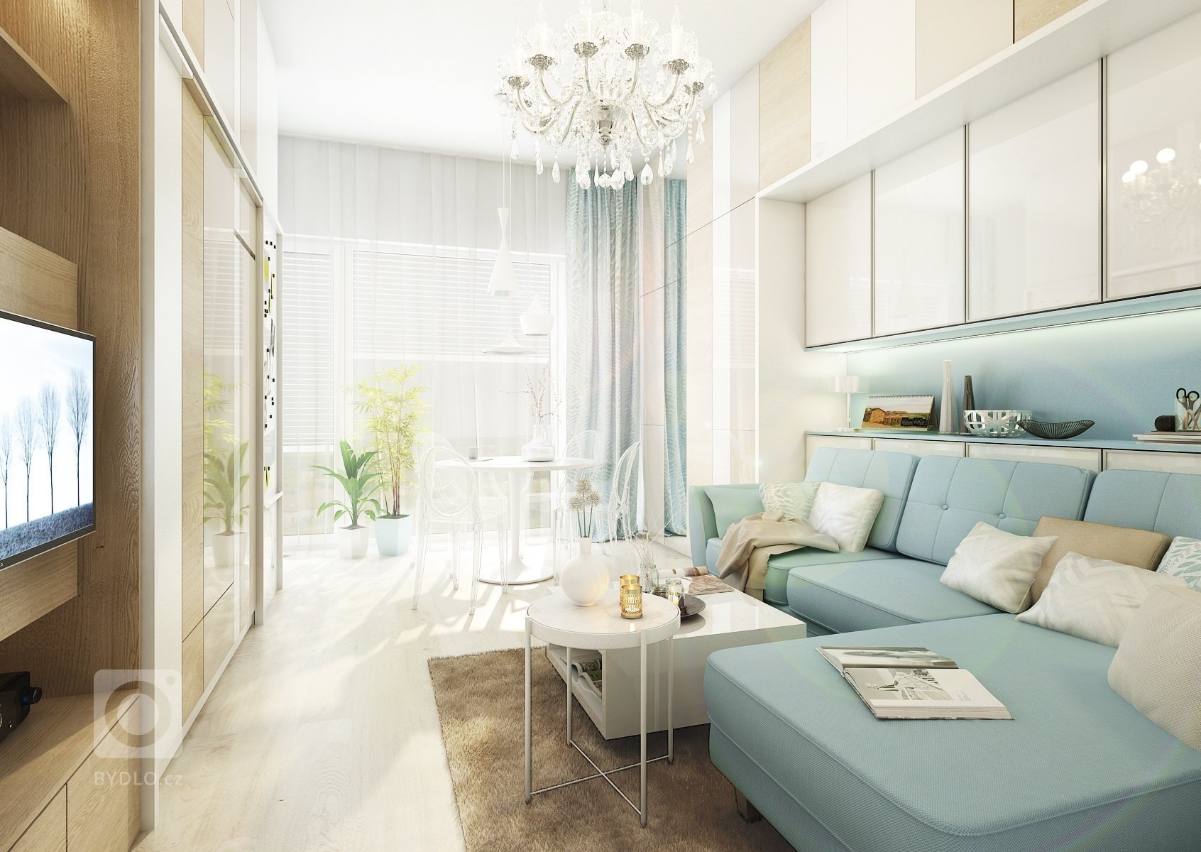 Ne vždy musí být v&nbsp;malé garsonce rozkládací sedací souprava, která slouží i jako lůžko či naopak. Použitím sofistikovaných&nbsp;výklopných systémů&nbsp…