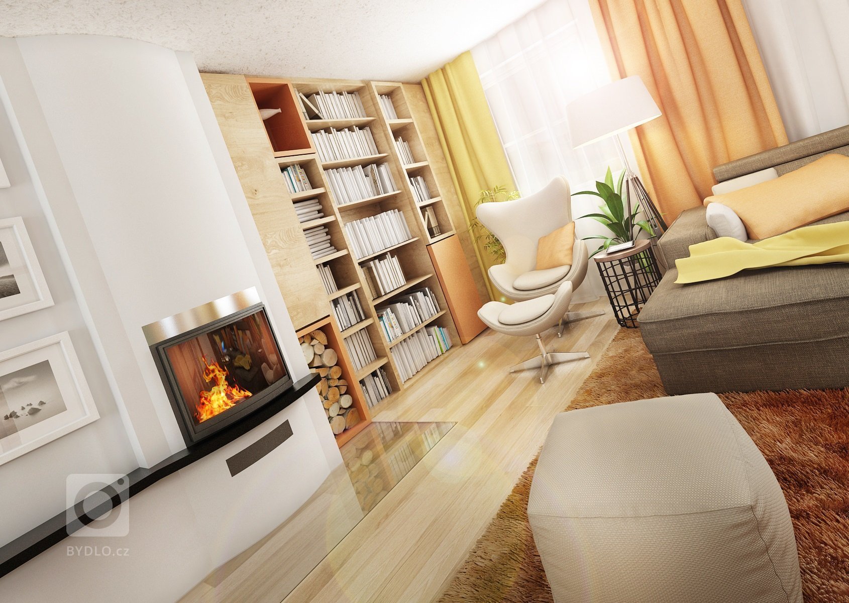 Kuchyňka s obyvákem