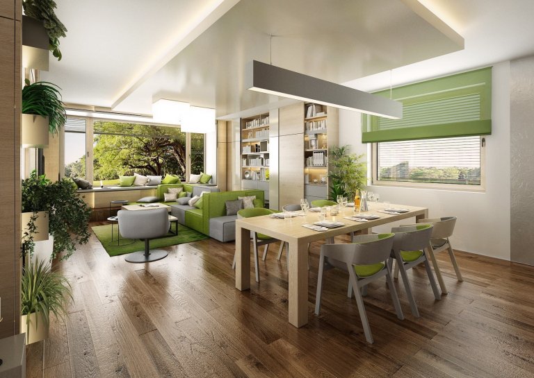 Do návrhu moderního interiéru domu na Vysočině si majitelé přáli zakomponovat dostatek zeleně. Zvolili jsme tedy neutrální kombinace bílé, champagne,…