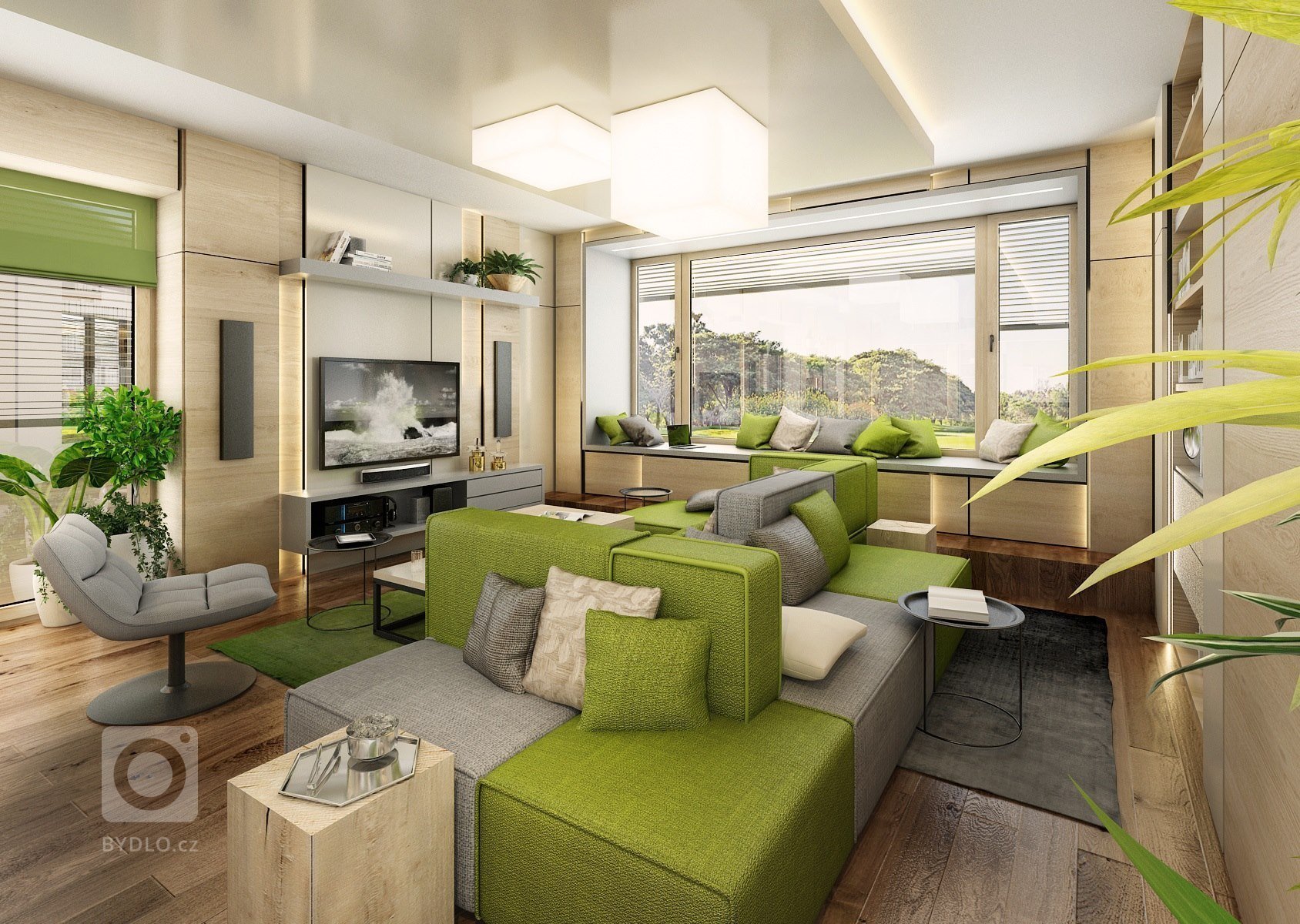 Do návrhu moderního interiéru domu na Vysočině si majitelé přáli zakomponovat dostatek zeleně. Zvolili jsme tedy neutrální kombinace bílé, champagne,…