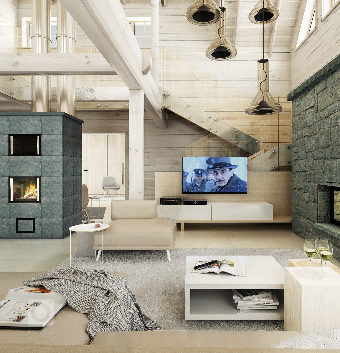 Moderní roubené stavby se stávají poslední dobou čím dál populárnější. V&nbsp;interiéru se to odráží především skloubením vesnického rustikálního stylu (trámy,…