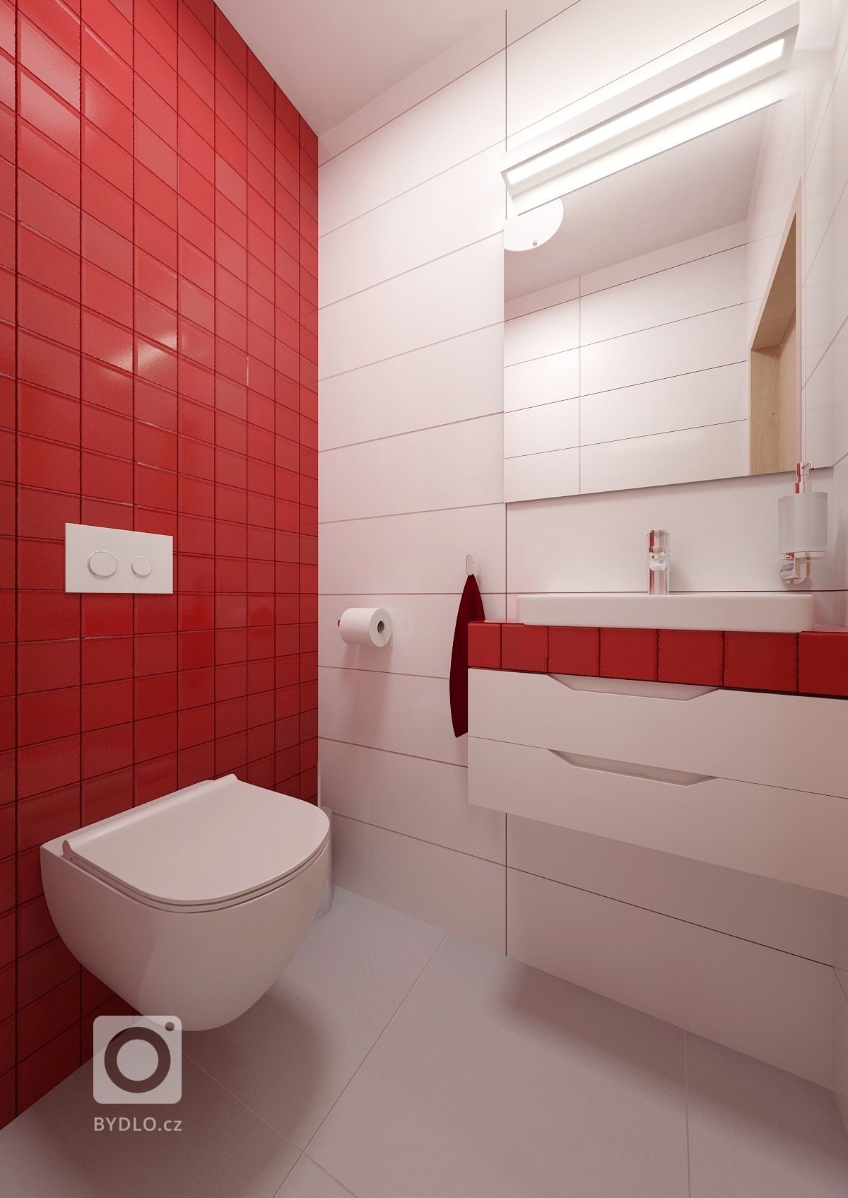 Barevný byt v&nbsp;novostavbě, kde skoro každá místnost má jinou doplňkovou barvou. Základ se nese v&nbsp;bílé, hnědé a šedé. V&nbsp;obývacím pokoji zaujme…