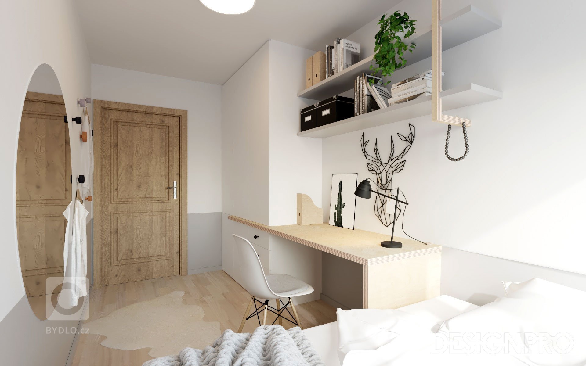 Přeměna starých barevných dětských pokojíčků na světlé pokoje v severském stylu pro dvě mladé slečny.

Každá dívka má svůj pokoj, obě ho chtěly v severském…