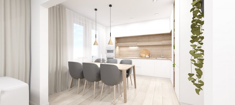 Zrekonštruovaný byt v Ružinove je založený na jednoduchosti, čistote a funkčnosti. Celý koncept je inšpirovaný vzdušným štýlom škandinávskych interiérov, ktoré…