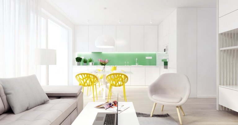 Svieži, dynamický a hravý - taký je tento interiér bytu v projekte Bory Bývanie.
4-izbový byt s výbornou dispozíciou je charakteristický spojenou dennou zónou…
