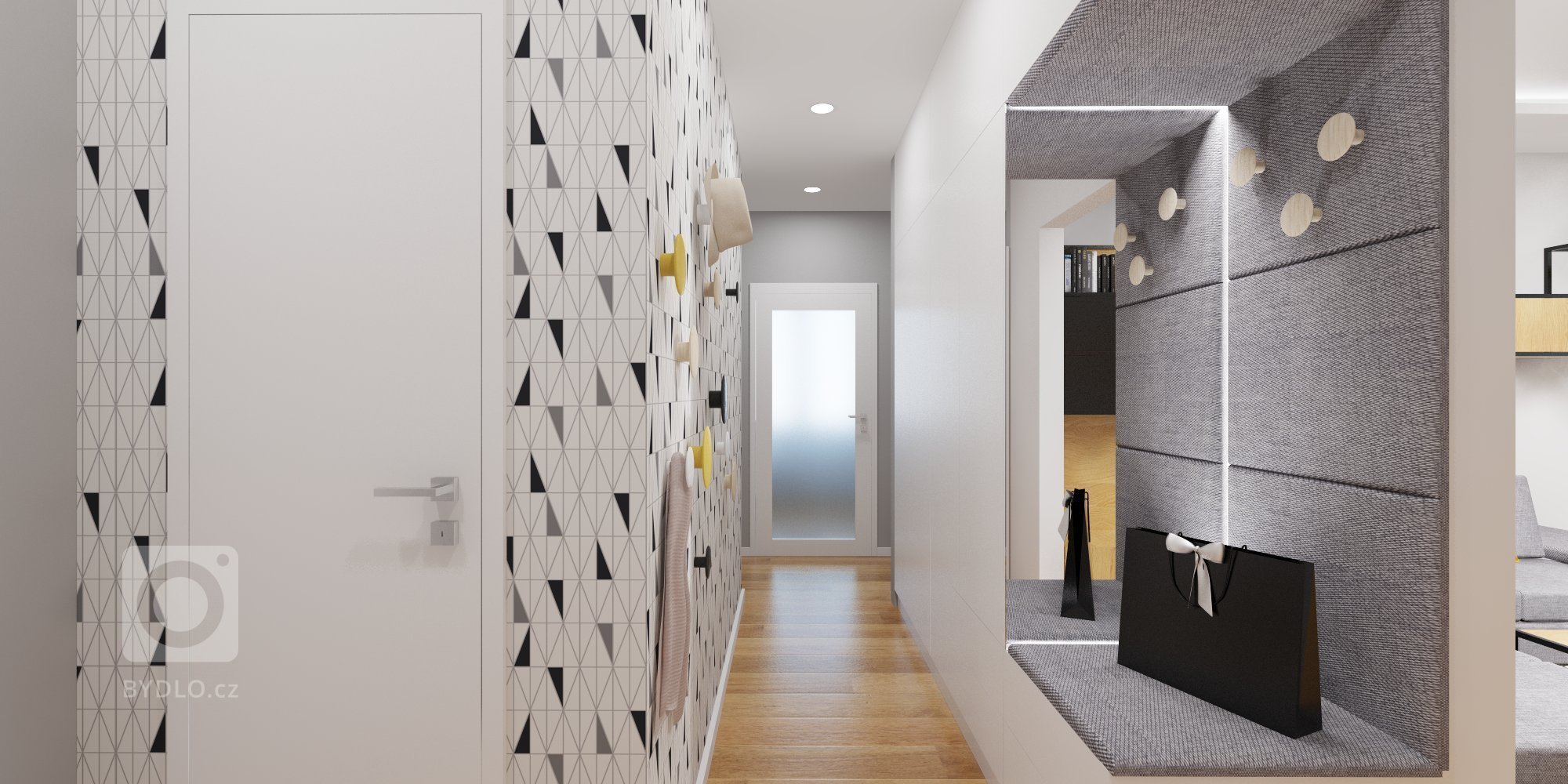 Interiér bytu v Ružinove je projekt kompletnej rekonštrukcie panelového bytu v pôvodnom stave na nový svieži interiér s mladistvým duchom.
