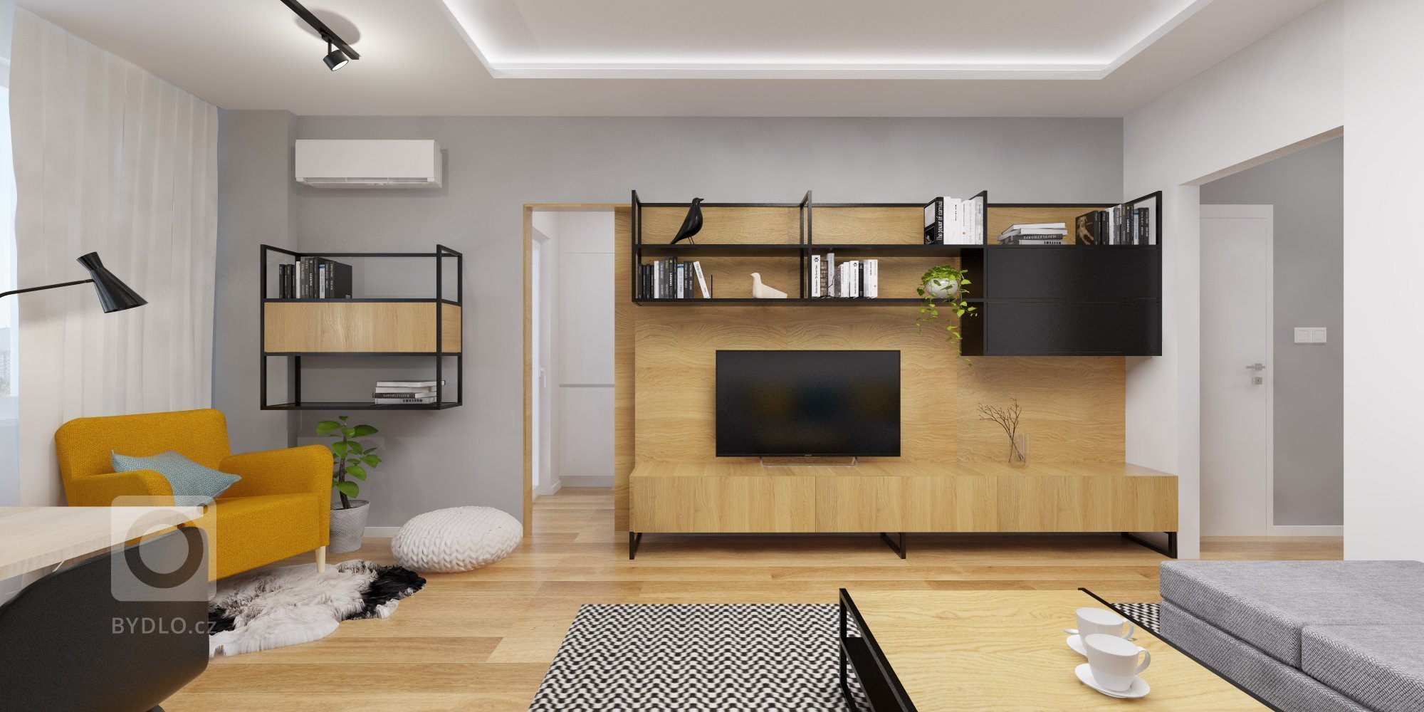 Interiér bytu v Ružinove je projekt kompletnej rekonštrukcie panelového bytu v pôvodnom stave na nový svieži interiér s mladistvým duchom.
