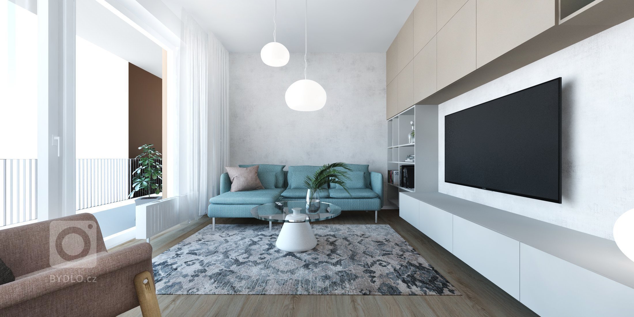 Interiér bytu v Slnečniciach, dvojizbové byty sú dnes najčastejšou voľbou mladých rodín. Vyhovujú dvojici aj rodinke s malým dieťaťom a menší byt rovná sa…