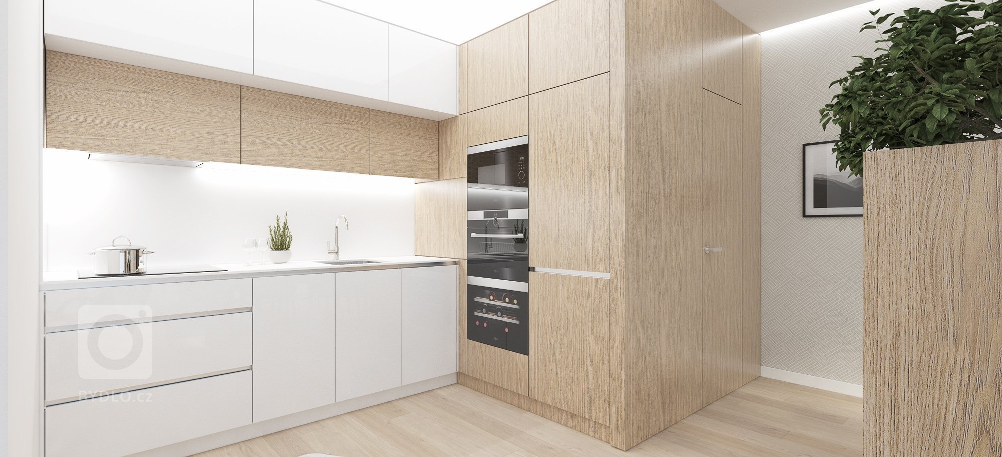 Interiér 2-izbového bytu v Bratislave vyniká konceptom v duchu elegancie, luxusu a zároveň si zachováva útulnú a príjemnú atmosféru&nbsp;
