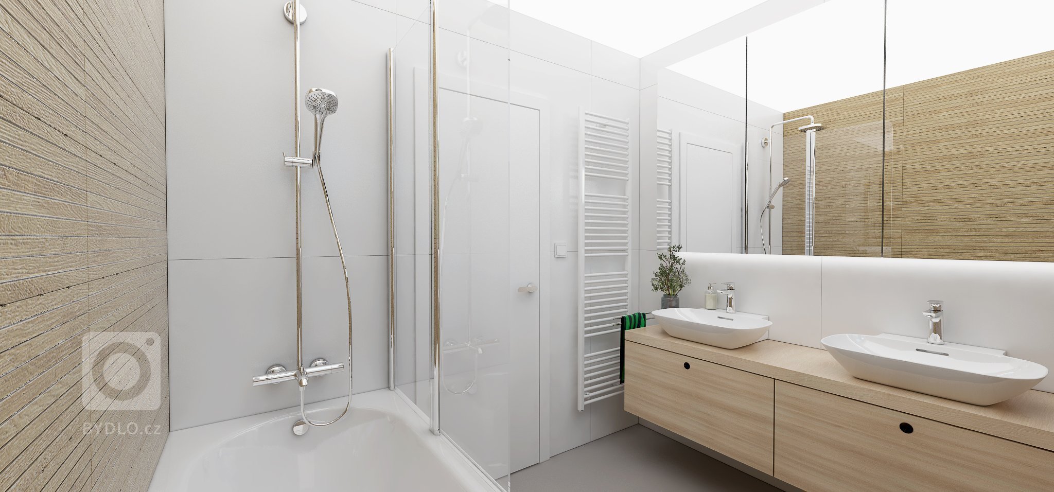 3-izbový byt v príjemnej kombinácii dreva a pastelových farieb
