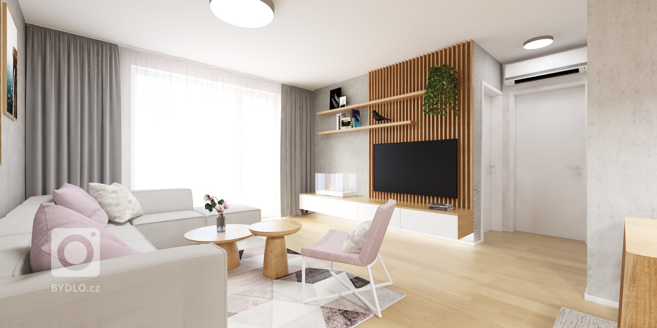 Náš&nbsp; návrh bytu v&nbsp;Kolísky Záhorská Bystrica&nbsp;????, kde sme sa pohrali s väčšími plochami machu od&nbsp;MOSSdesign&nbsp;☘️, ktoré pekne vyniknú na…