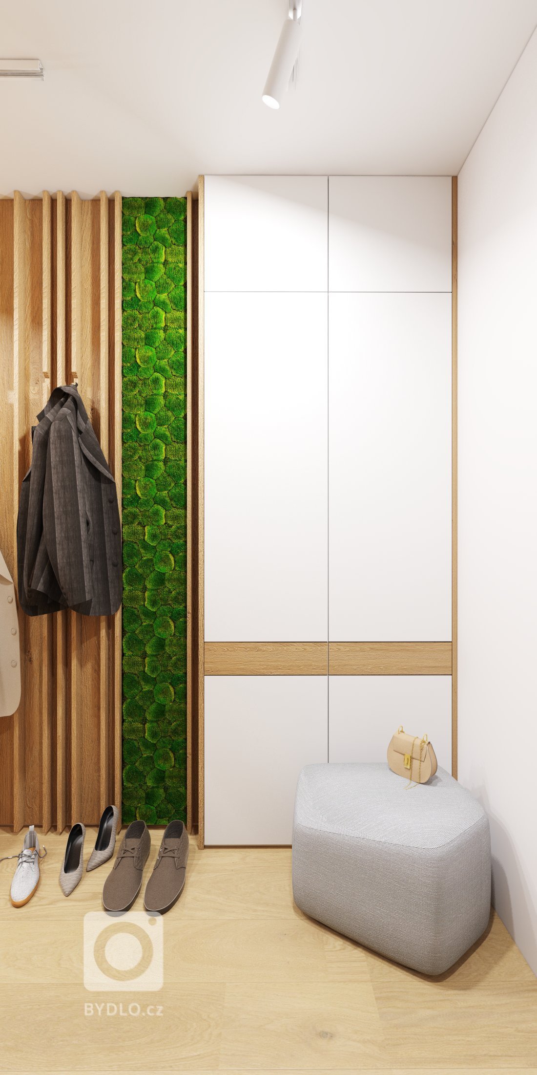 Náš&nbsp; návrh bytu v&nbsp;Kolísky Záhorská Bystrica&nbsp;????, kde sme sa pohrali s väčšími plochami machu od&nbsp;MOSSdesign&nbsp;☘️, ktoré pekne vyniknú na…