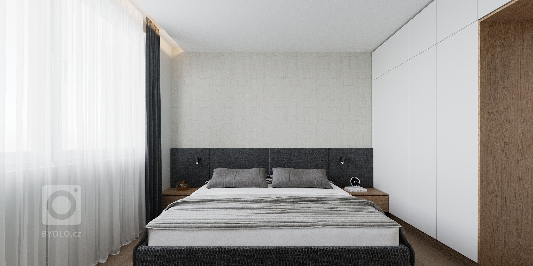 Nábytkové prvky vo výrazných materiáloch plynulo prechádzajú z priestoru kuchyne do obývačky, čím vytvárajú ucelený interiér dennej zóny bytu kde sme sa…