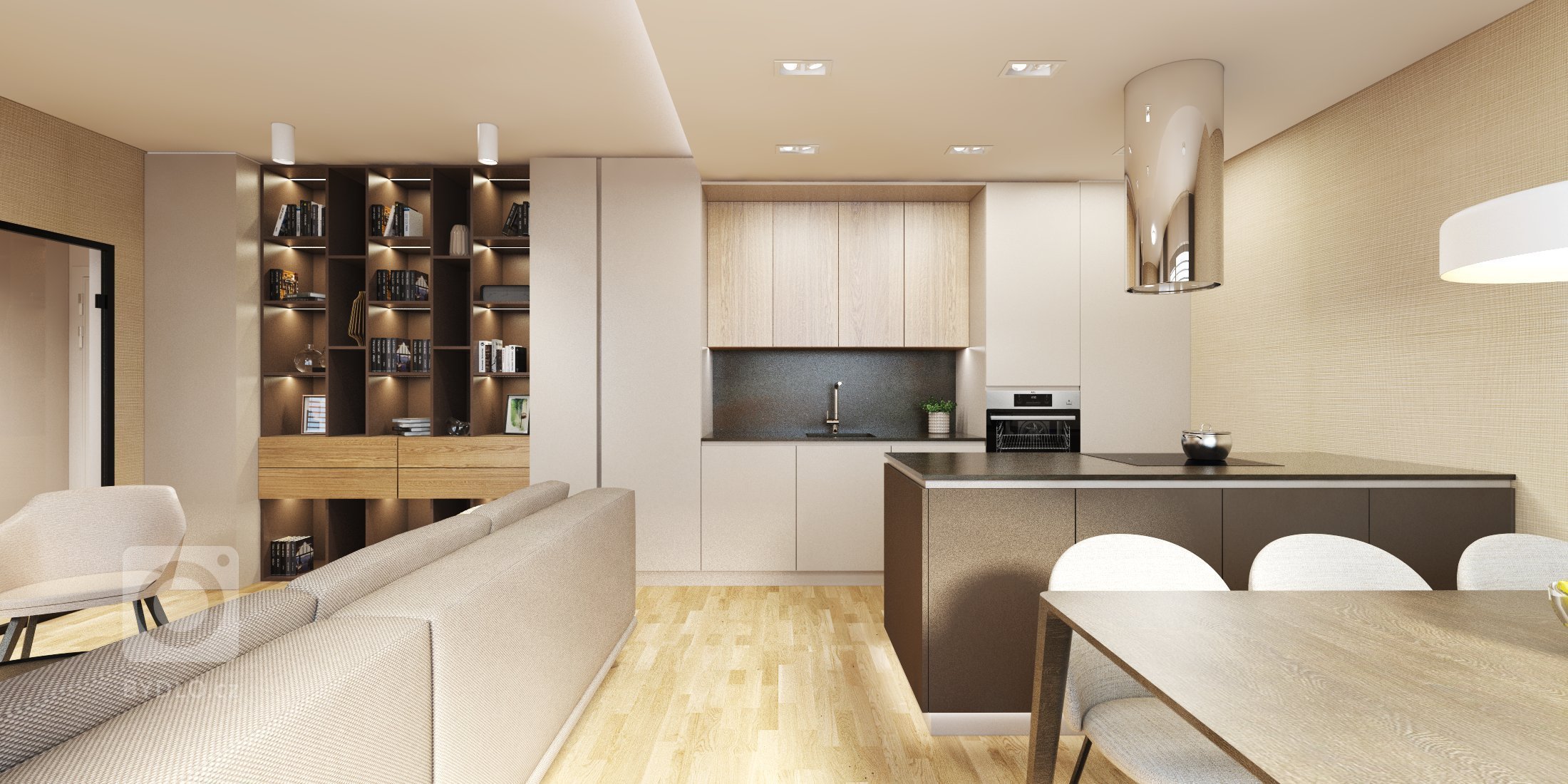 Byt v príjemných zemitých farbách v krásnom projekte Cubicon Gardens v Bratislave
