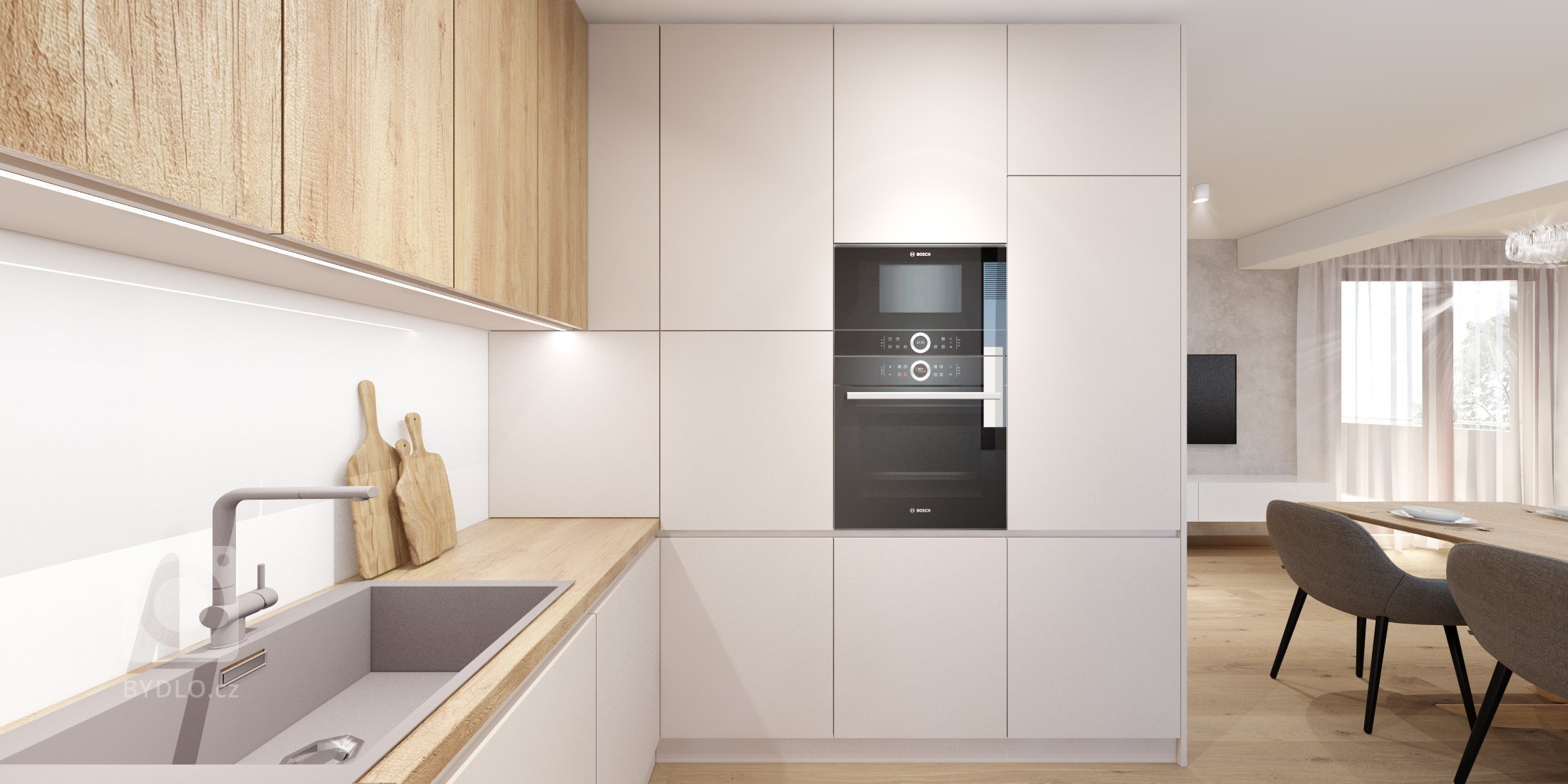 Návrh interiéru bytu v Karlovke, Bratislava
