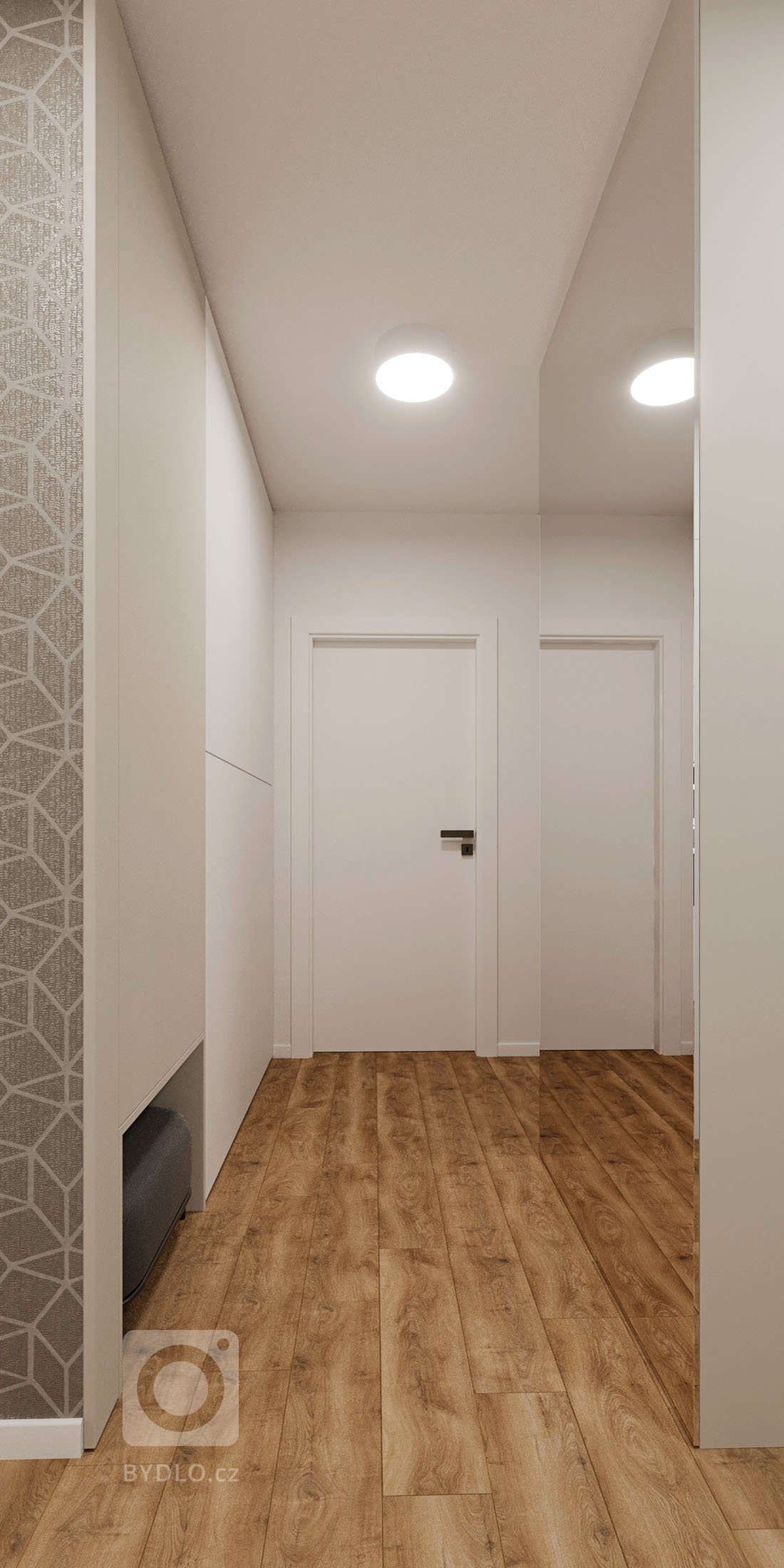 V dennej zóne dominuje drevo v kontraste s bielou pričom harmóniu farieb dopĺňa sivá tapeta a textília.
Zaujímavosťou je TV Samsung Frame ktorá zároveň slúžia…