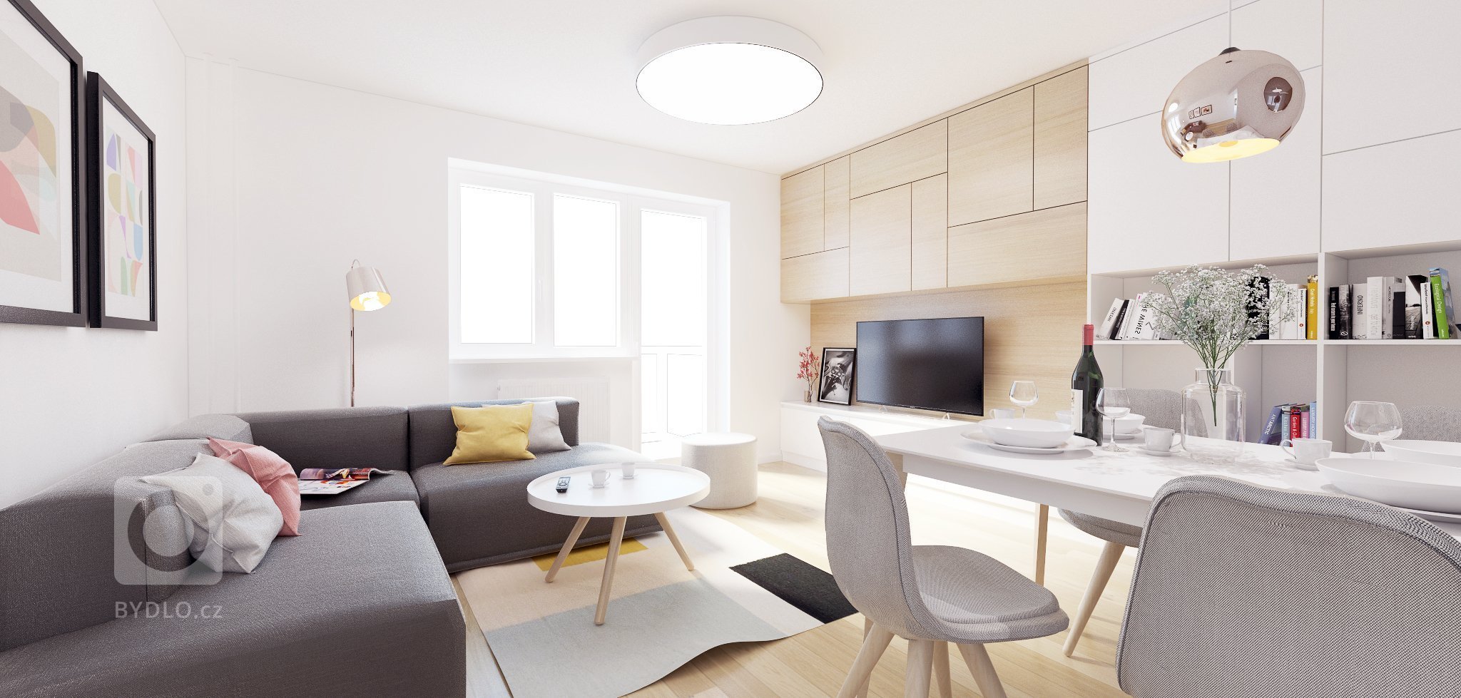 Projekt je špecifický kompletnou rekonštrukciou bytu z 50-tych rokov, ktorý prešiel úpravou dispozície, hlavne v časti kuchyne a kúpeľne, do novej, modernej…