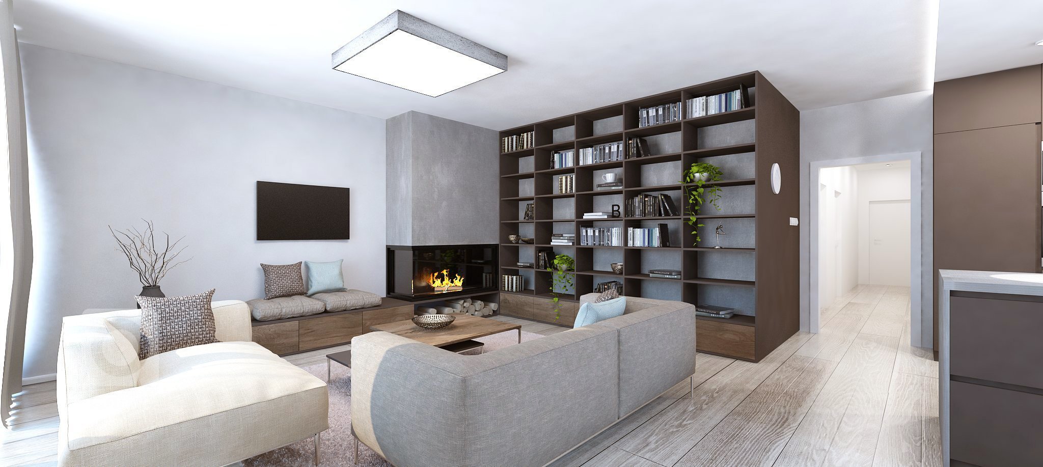 Projekt interiéru rodinného domu v Moste pri Bratislave je výnimočný použitím zemitých odtieňov hnedej a šedej farby, ktoré príjemne zútulnili priestranné…