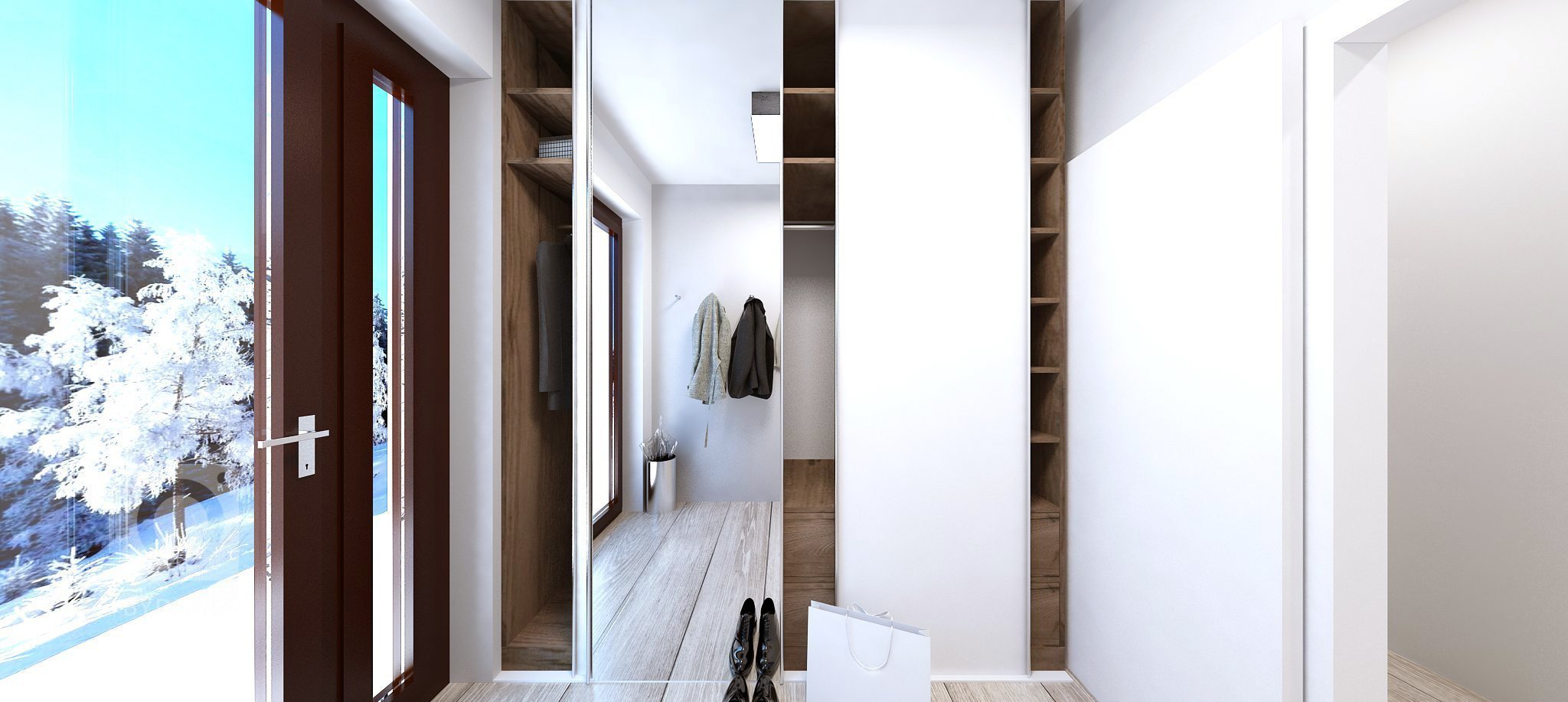 Projekt interiéru rodinného domu v Moste pri Bratislave je výnimočný použitím zemitých odtieňov hnedej a šedej farby, ktoré príjemne zútulnili priestranné…