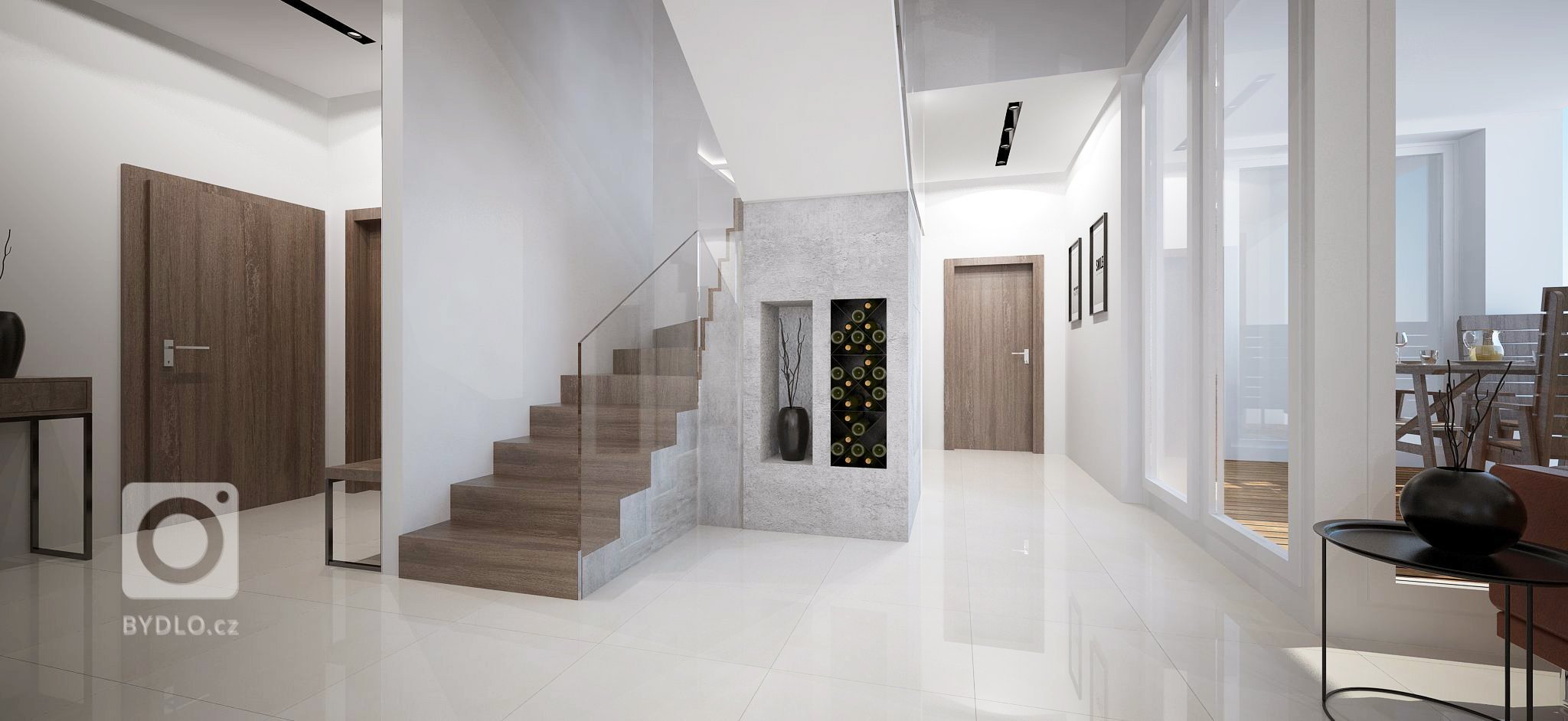 Interiér 5-izbového mezonetového bytu v&nbsp;Bratislavskej Dúbravke je navrhnutý v&nbsp;modernom minimalistickom duchu. Materiálovo sme interiér koncipovali v…