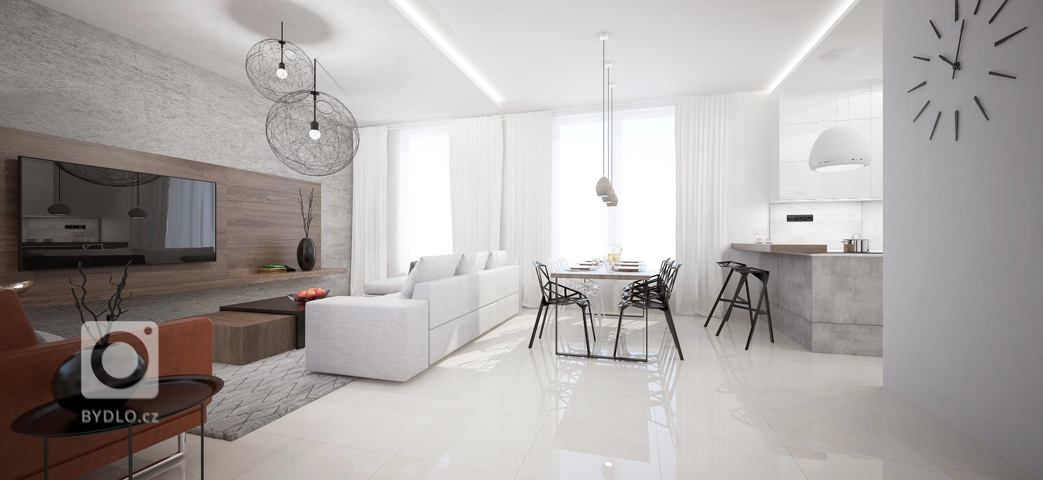 Interiér 5-izbového mezonetového bytu v&nbsp;Bratislavskej Dúbravke je navrhnutý v&nbsp;modernom minimalistickom duchu. Materiálovo sme interiér koncipovali v…