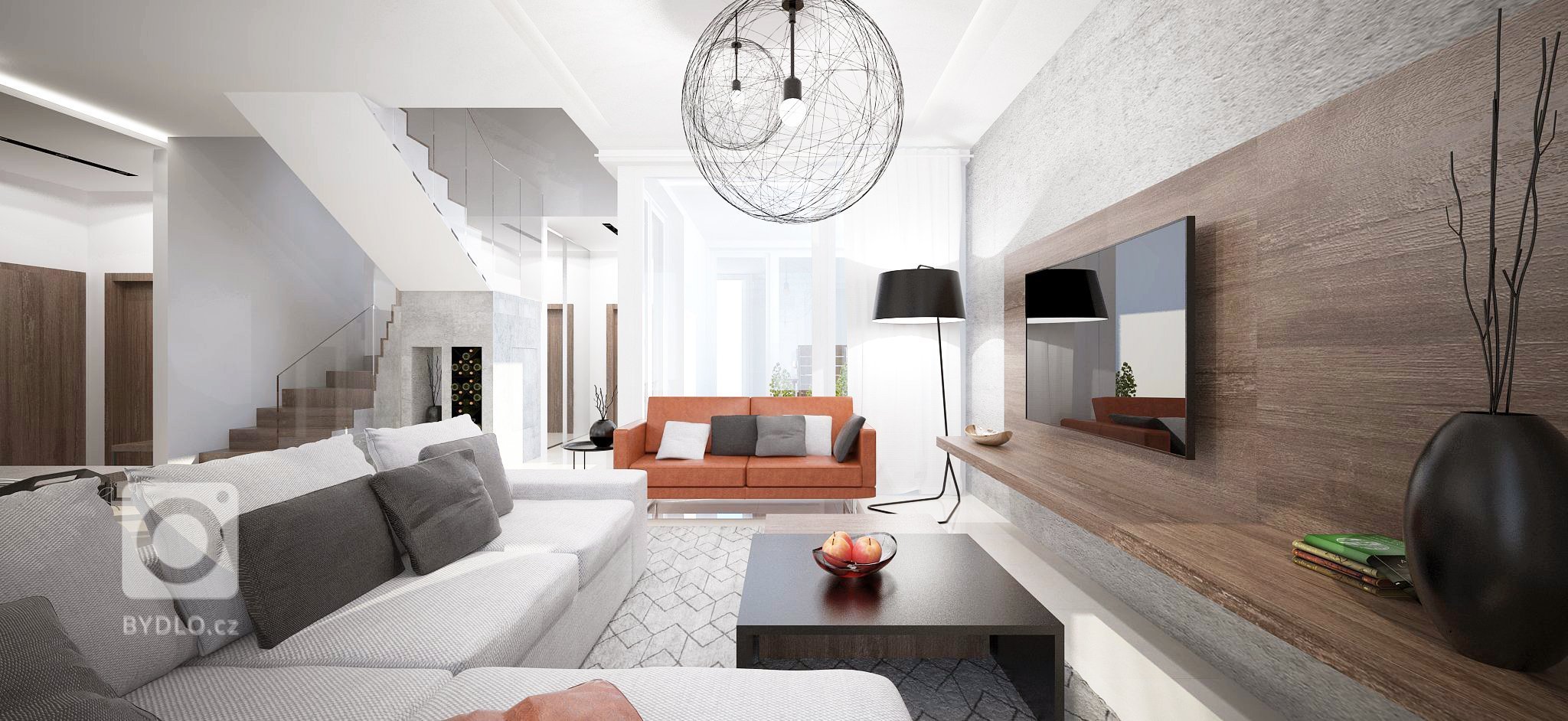 Interiér 5-izbového mezonetového bytu v&nbsp;Bratislavskej Dúbravke je navrhnutý v&nbsp;modernom minimalistickom duchu. Materiálovo sme interiér koncipovali v…