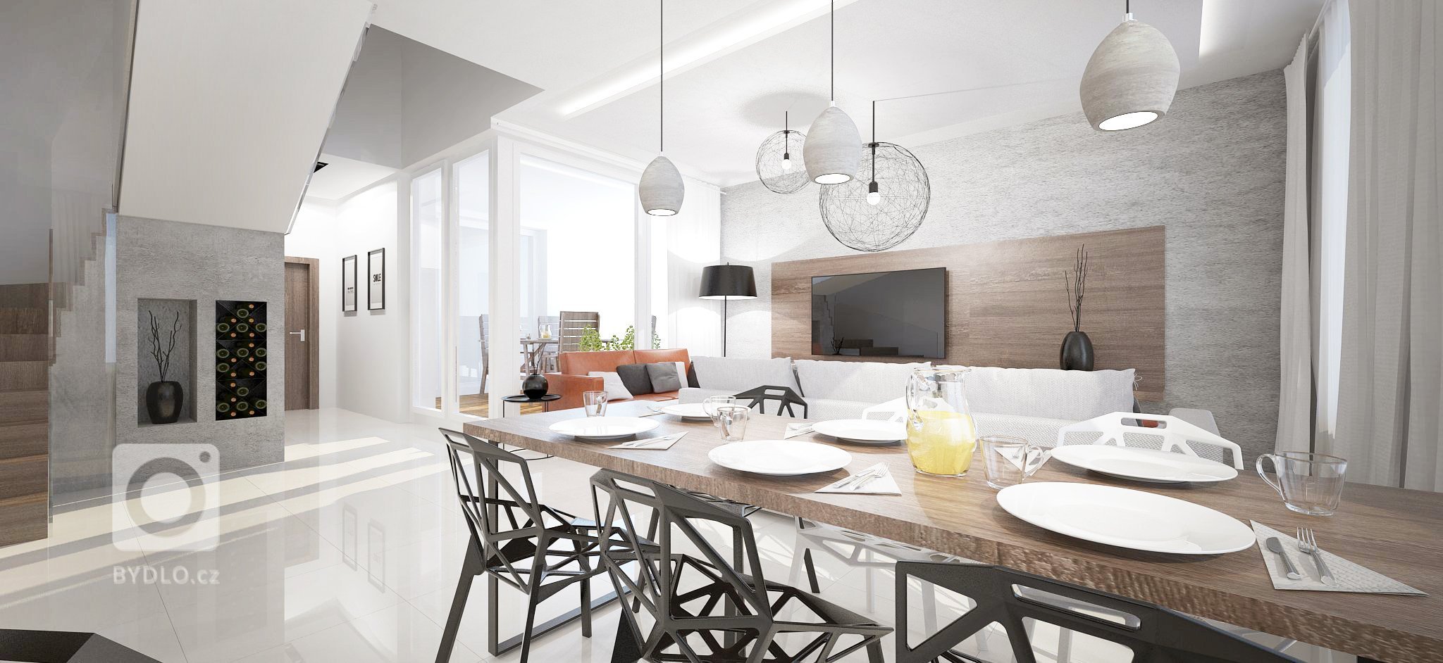 Interiér 5-izbového mezonetového bytu v&nbsp;Bratislavskej Dúbravke je navrhnutý v&nbsp;modernom minimalistickom duchu. Materiálovo sme interiér koncipovali v…