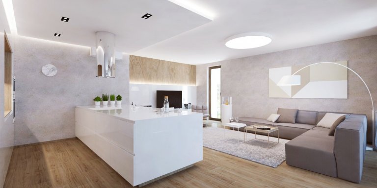 Celý interiér sme koncipovali v minimalistickom štýle, pričom sme kládli dôraz na farebnú a tvarovú jednoduchosť a docielili tým funkčný a nadčasový interiér.…