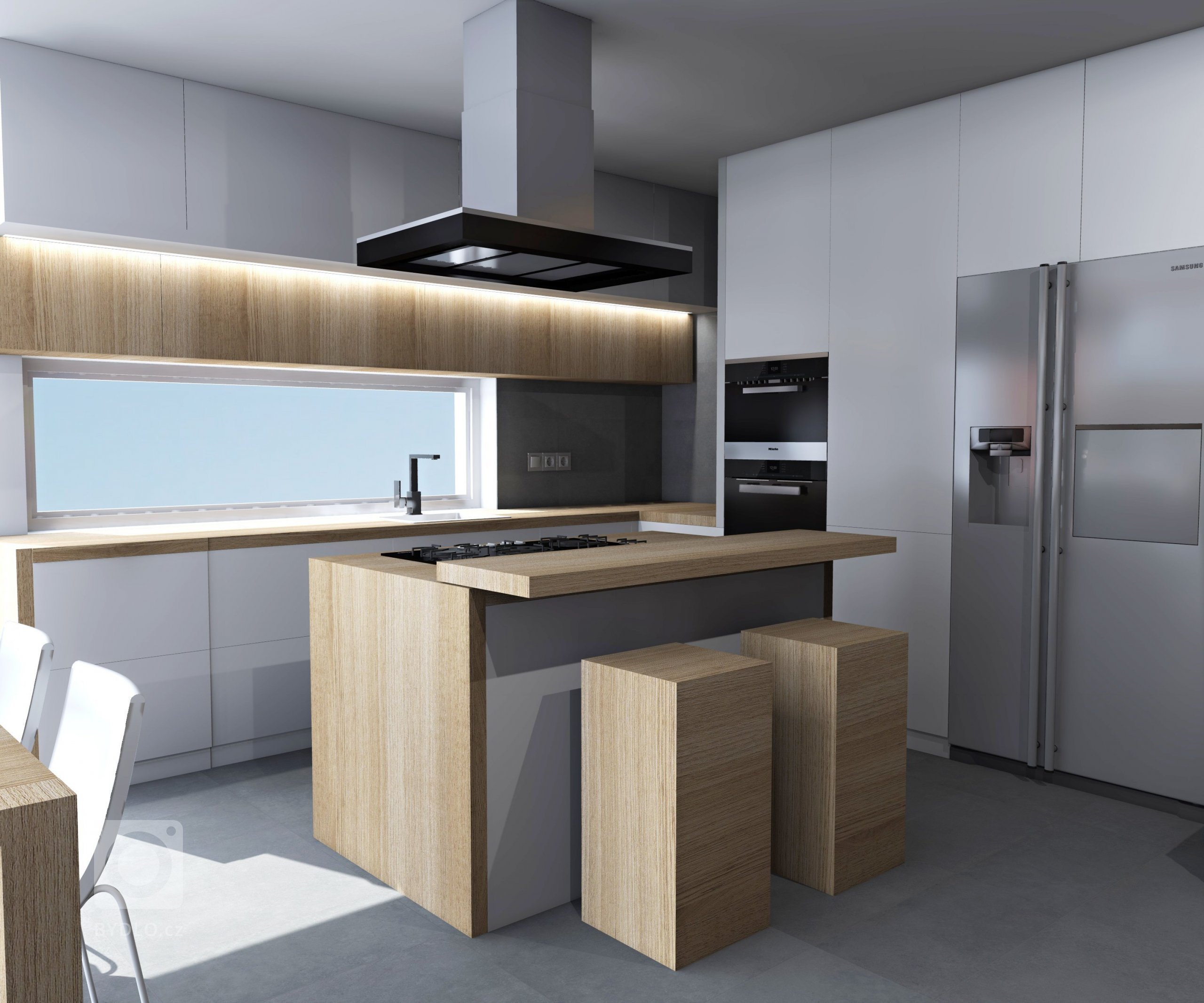 Kuchyně s ostrůvkem, Sadská