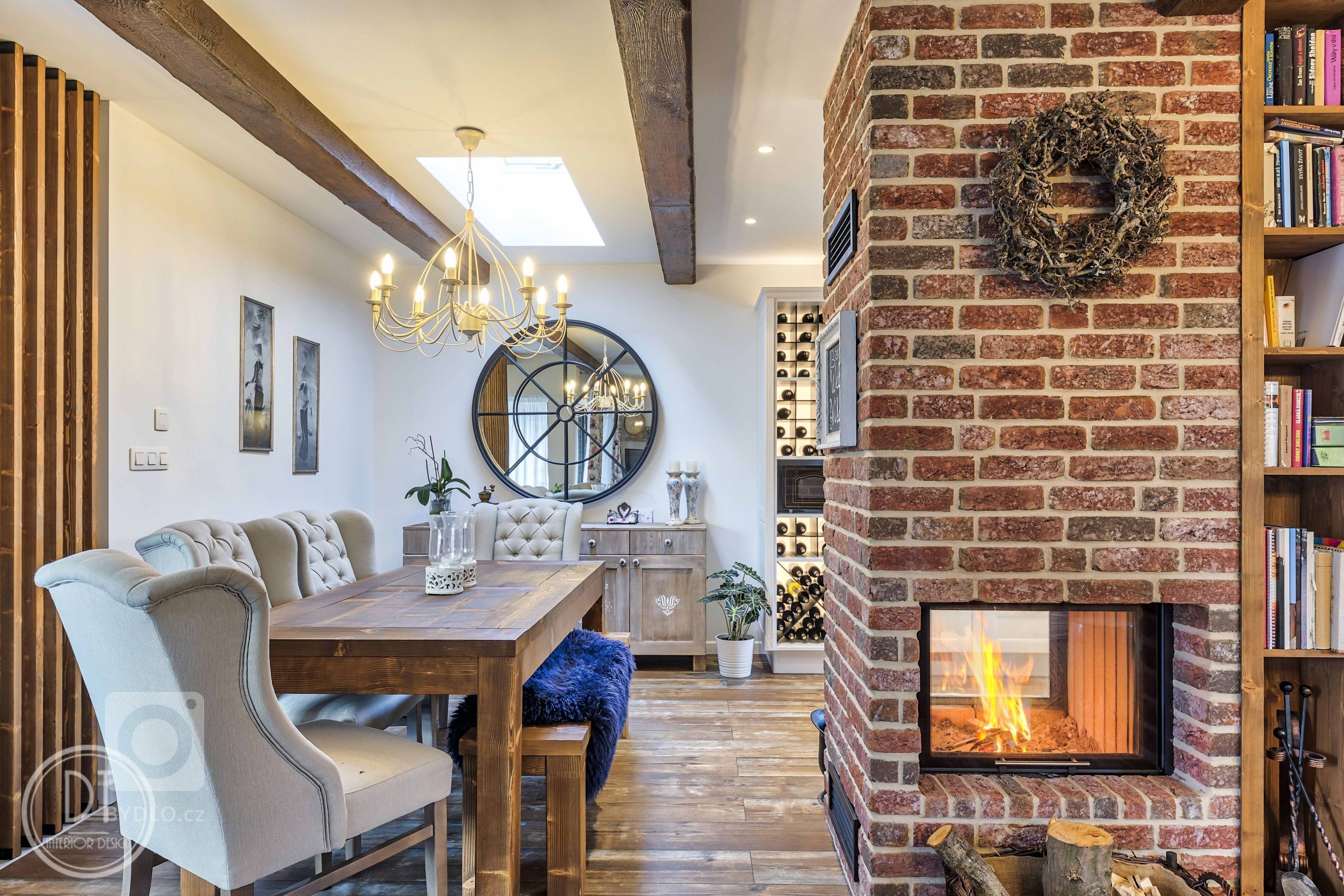 Interiér vidiecky dom
