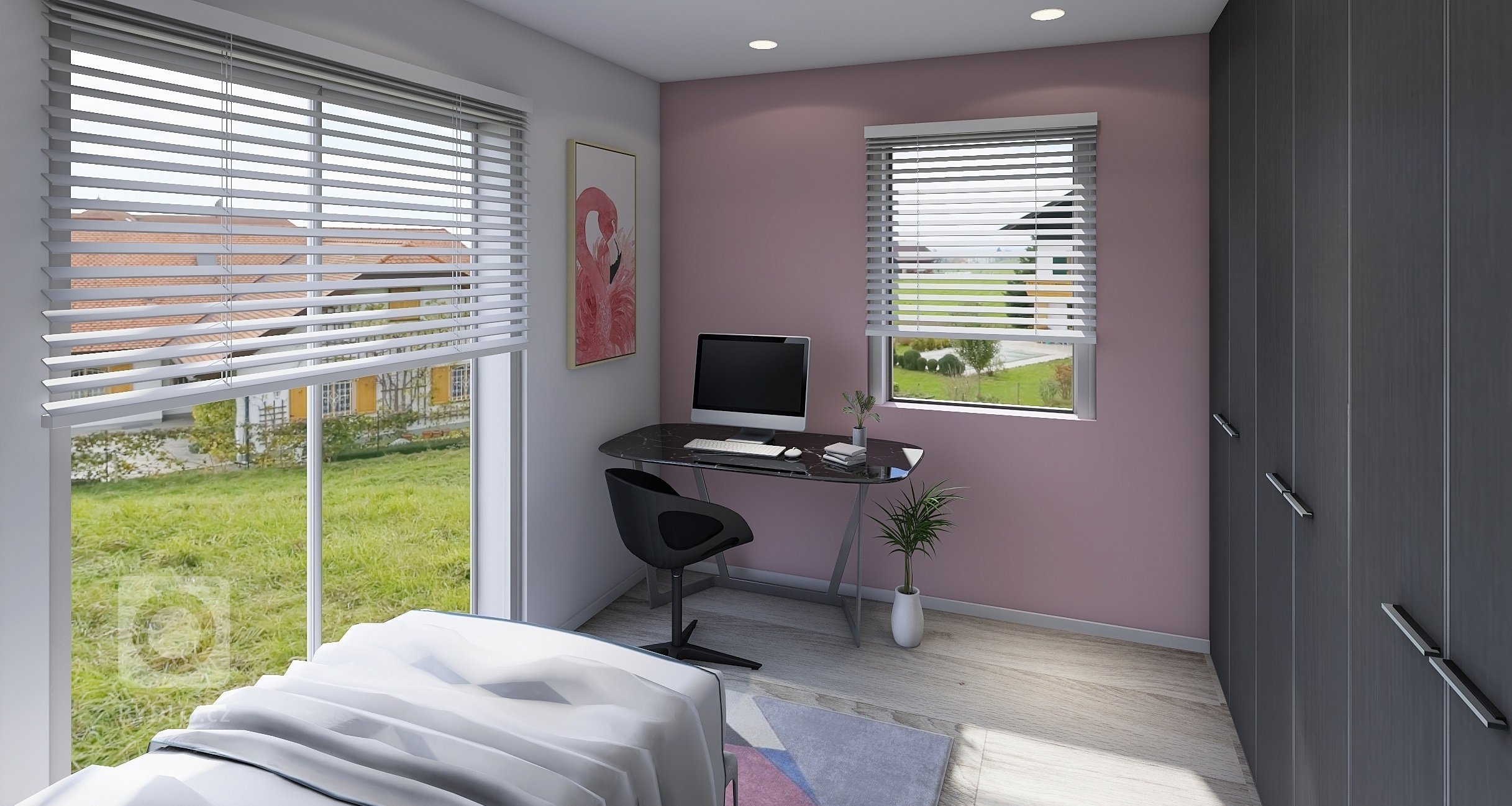 Jednoduchý domek pro menší rodinu nebo pár je navržen tak, aby i na relativně malé podlahové ploše bylo vše potřebné. Svým stylem zapadá do vesnické i městské…