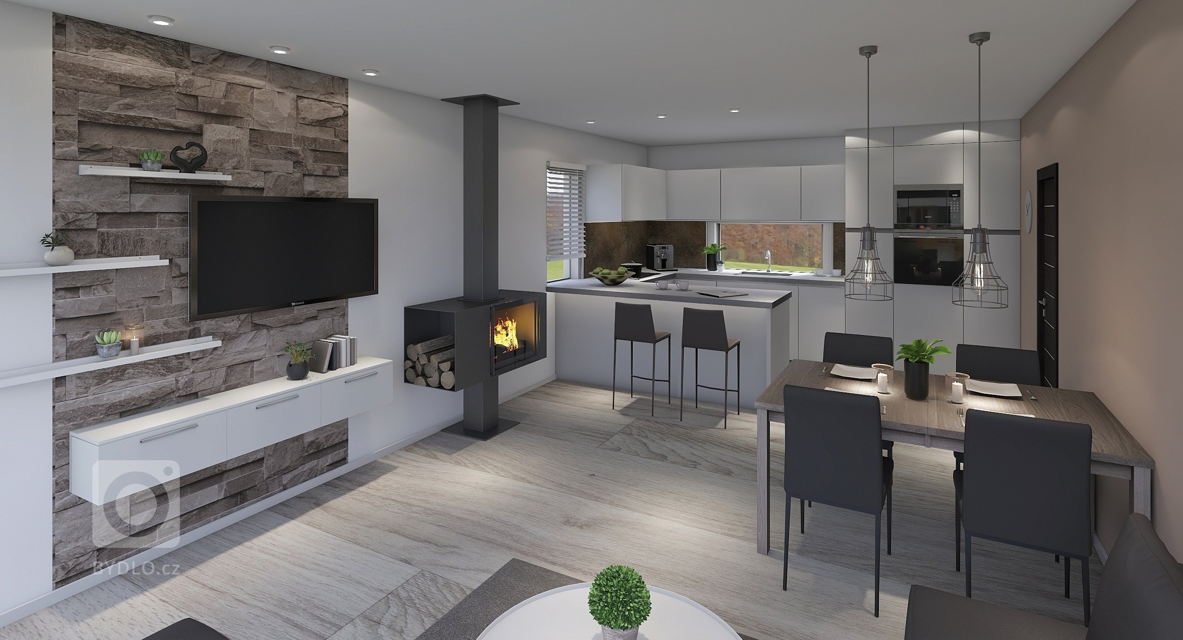 Jednoduchý domek pro menší rodinu nebo pár je navržen tak, aby i na relativně malé podlahové ploše bylo vše potřebné. Svým stylem zapadá do vesnické i městské…