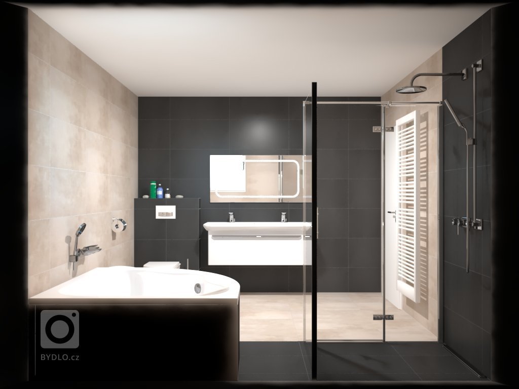 Moderní bungalov o dispozicích 5+kk s velkou terasou a saunou. Dominantou je prostorný obývací pokoj s kuchyňským koutem s velkou prosklenou plochou (HS portál…