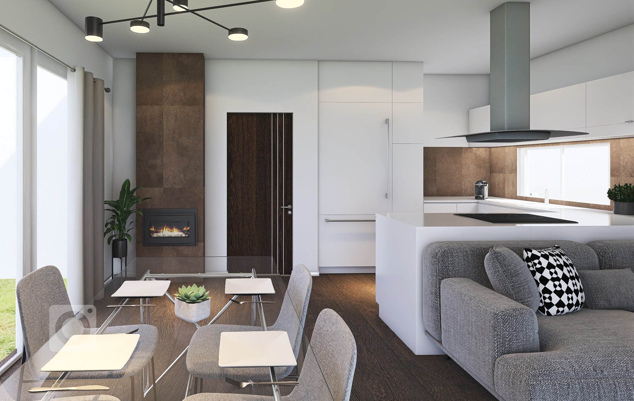 Menší patrová dřevostavba je efektivním řešením menšího pozemku a přesto větší užitné plochy. Přízemí i horní patro mají svoji koupenu. V patře se nachází…