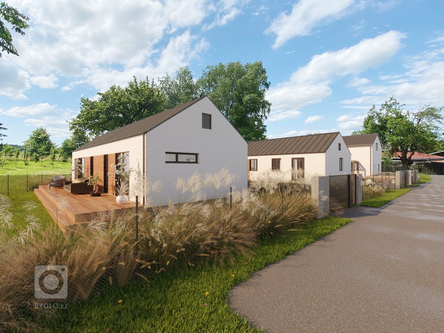 Pozemky s domy se nachází v klidné části města jako poslední v zástavbě přímo u lesa. Město Spálené Poříčí disponuje veškerou občanskou vybaveností. Jedná se o…