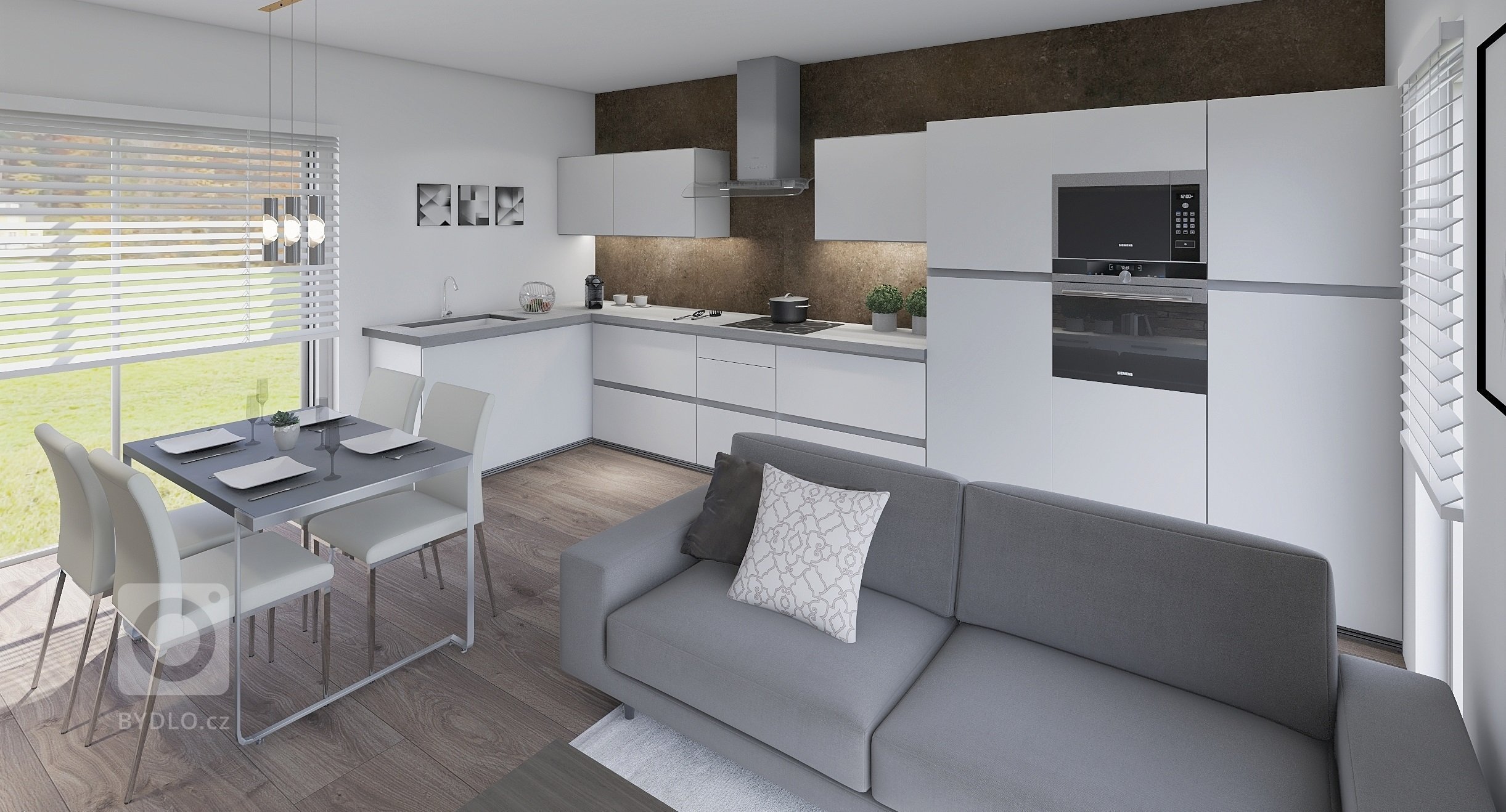 Dřevostavba EASY 72 propojuje oba naše základní typy staveb &ndash; modulové, kdy částečně tvoří tvar L se zákoutím a terasou, ale zároveň i klasický…