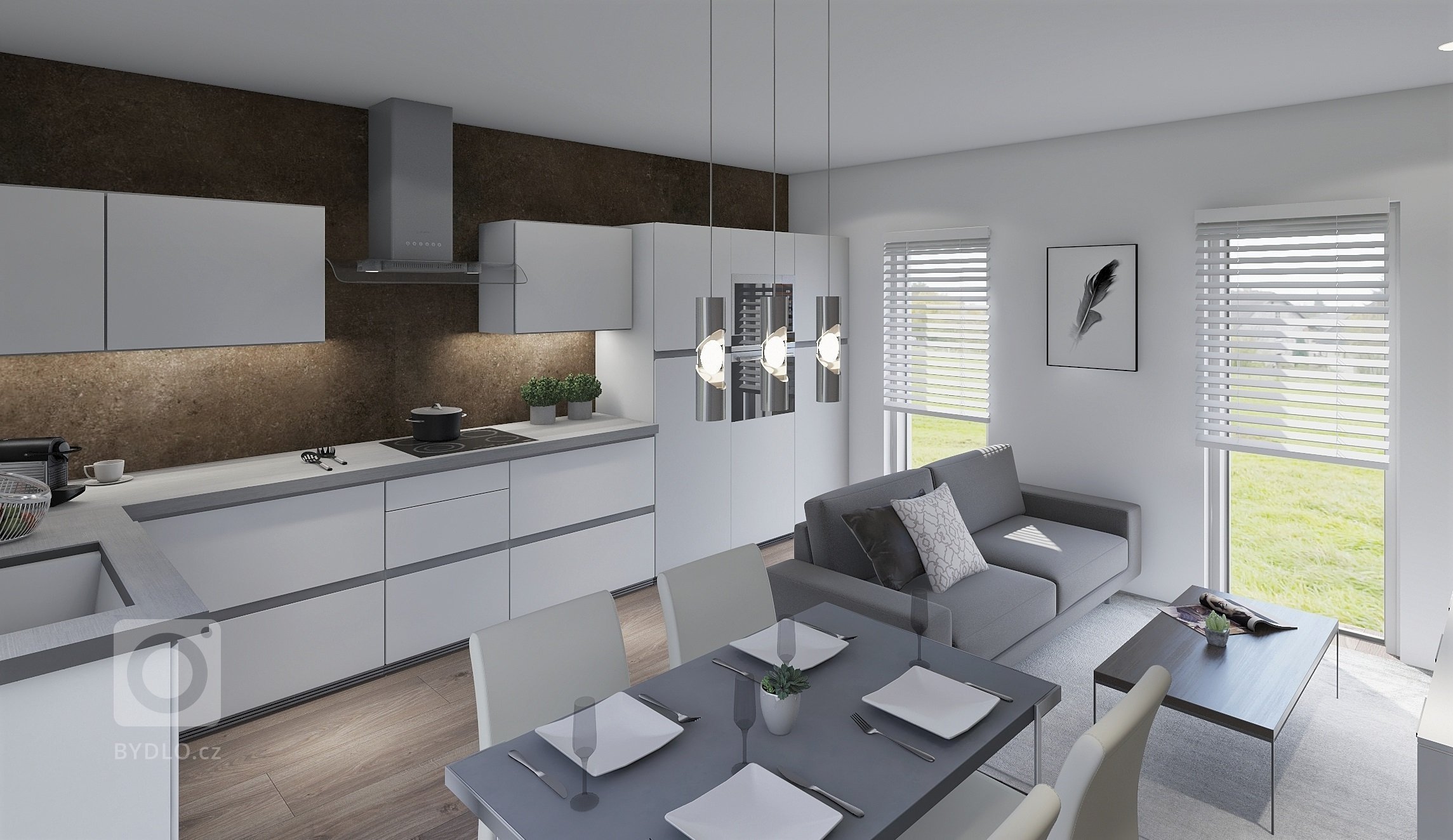 Dřevostavba EASY 72 propojuje oba naše základní typy staveb &ndash; modulové, kdy částečně tvoří tvar L se zákoutím a terasou, ale zároveň i klasický…