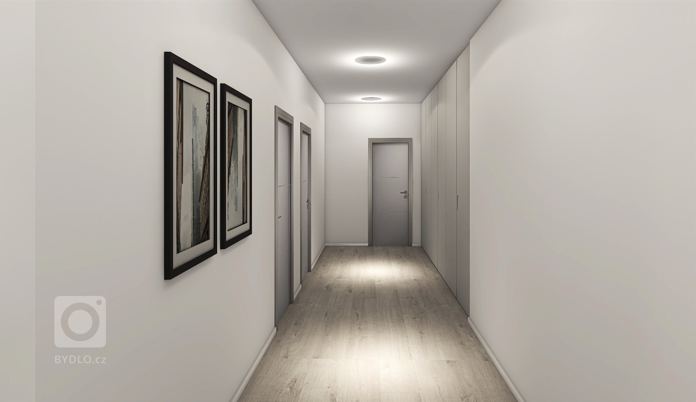 Moderní bungalov o dispozicích 5+kk s velkou terasou a saunou. Dominantou je prostorný obývací pokoj s kuchyňským koutem s velkou prosklenou plochou (HS portál…