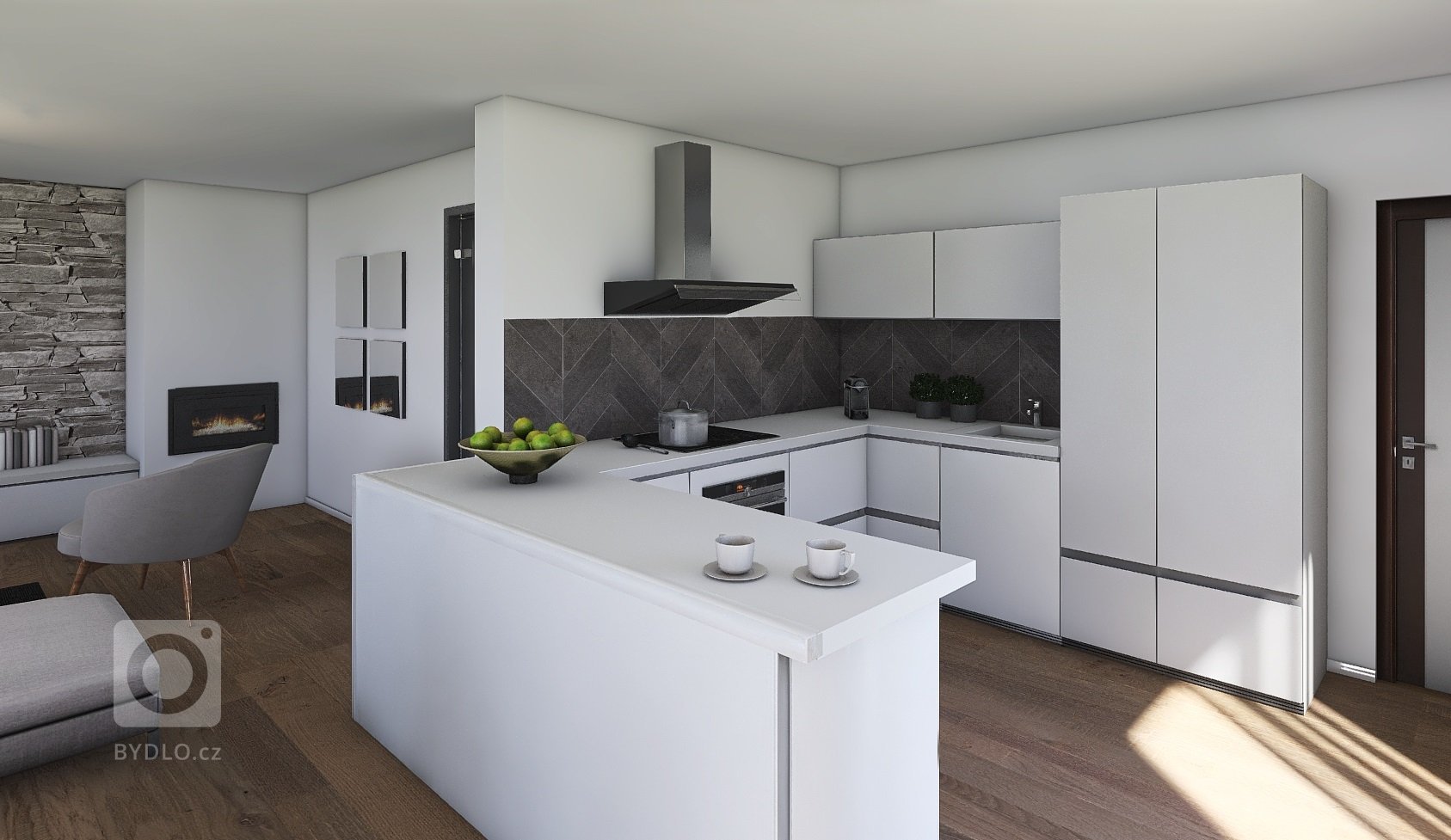 Velmi efektivně řešený dům do patra o dispozicích 5+kk. Přízemý se vyznačuje prostorným obývacím pokojem s kuchyňským koutem o velikosti 45 m2, koupelnou,…