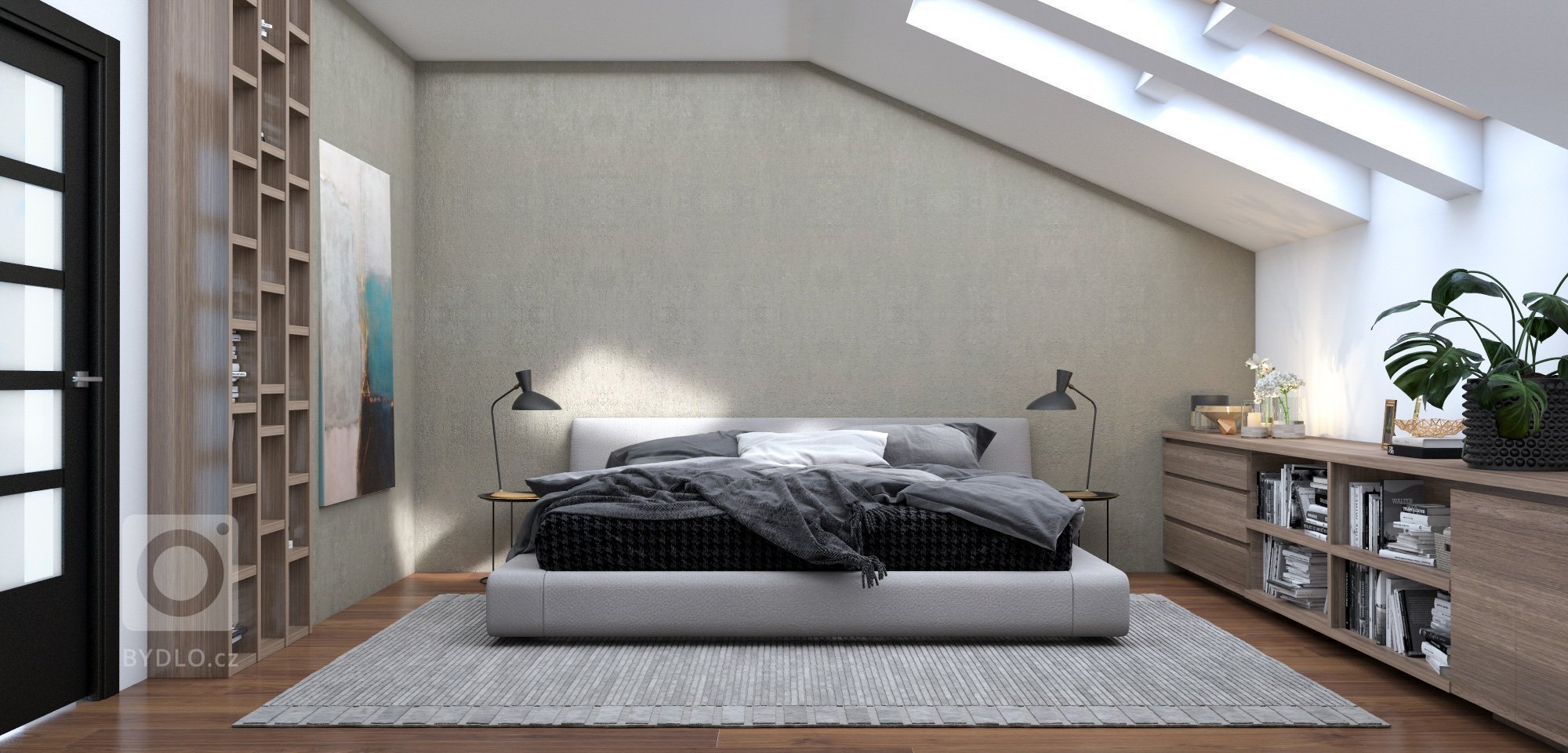 Byt v&nbsp;centre mesta navrhnutý pre mladý, dynamický pár.&nbsp;

V chodbe dominuje šatník so sedením. Vstup do šatníka&nbsp; je cez zrkadlové dvere.

Prechod…